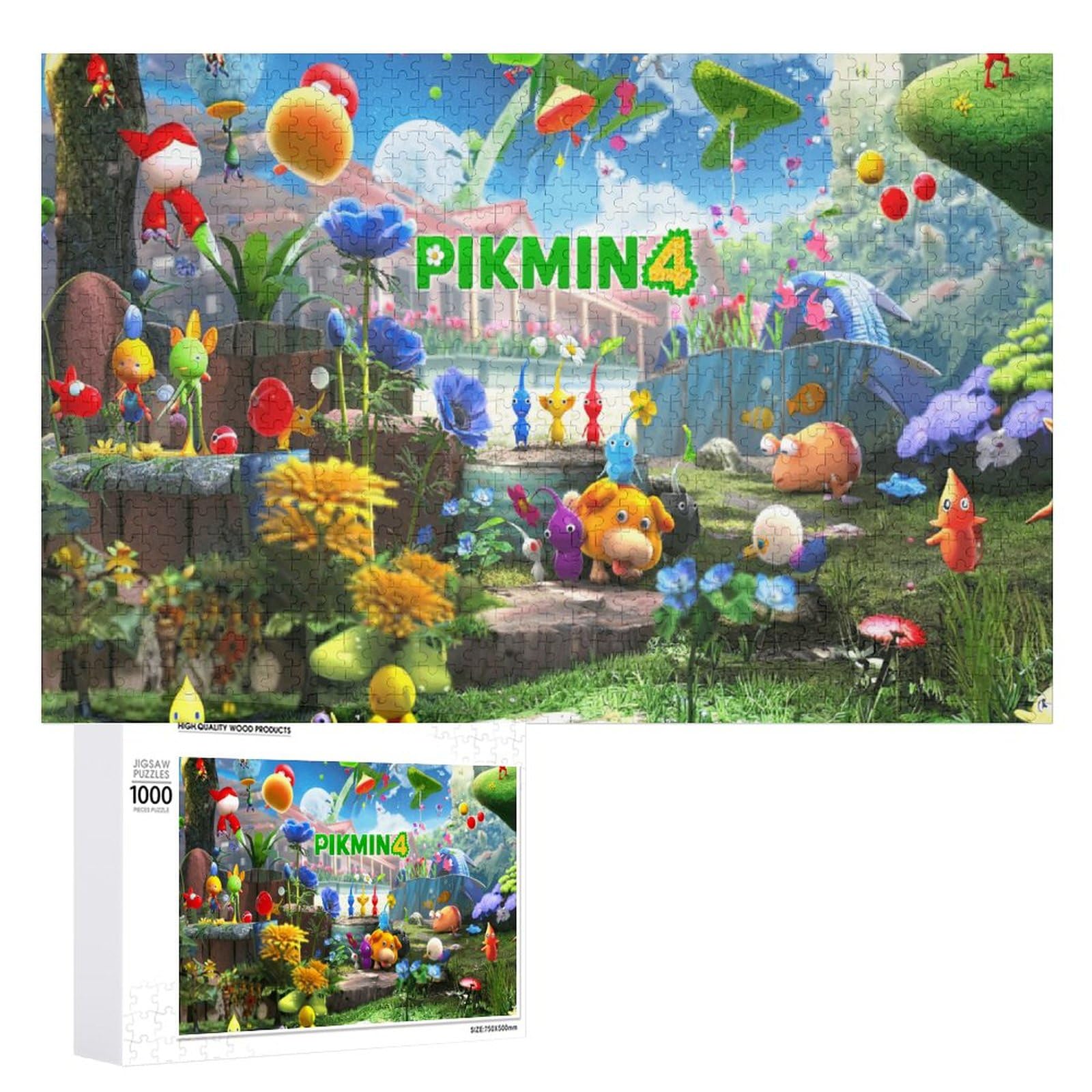 Amazon | ピクミン ジグソーパズル 300/500/1000ピース 木製アニメ