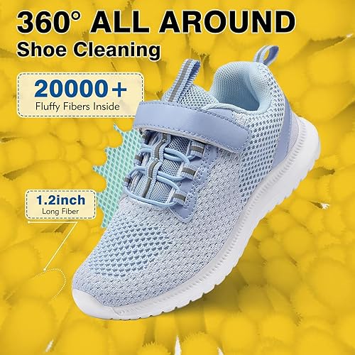 Miniatura 8 de Bolsa para lavadora de zapatos, versión actualizada, bolsa para zapatos para lavadora y secadora, 100% segura y fácil limpieza de zapatos, 1 par