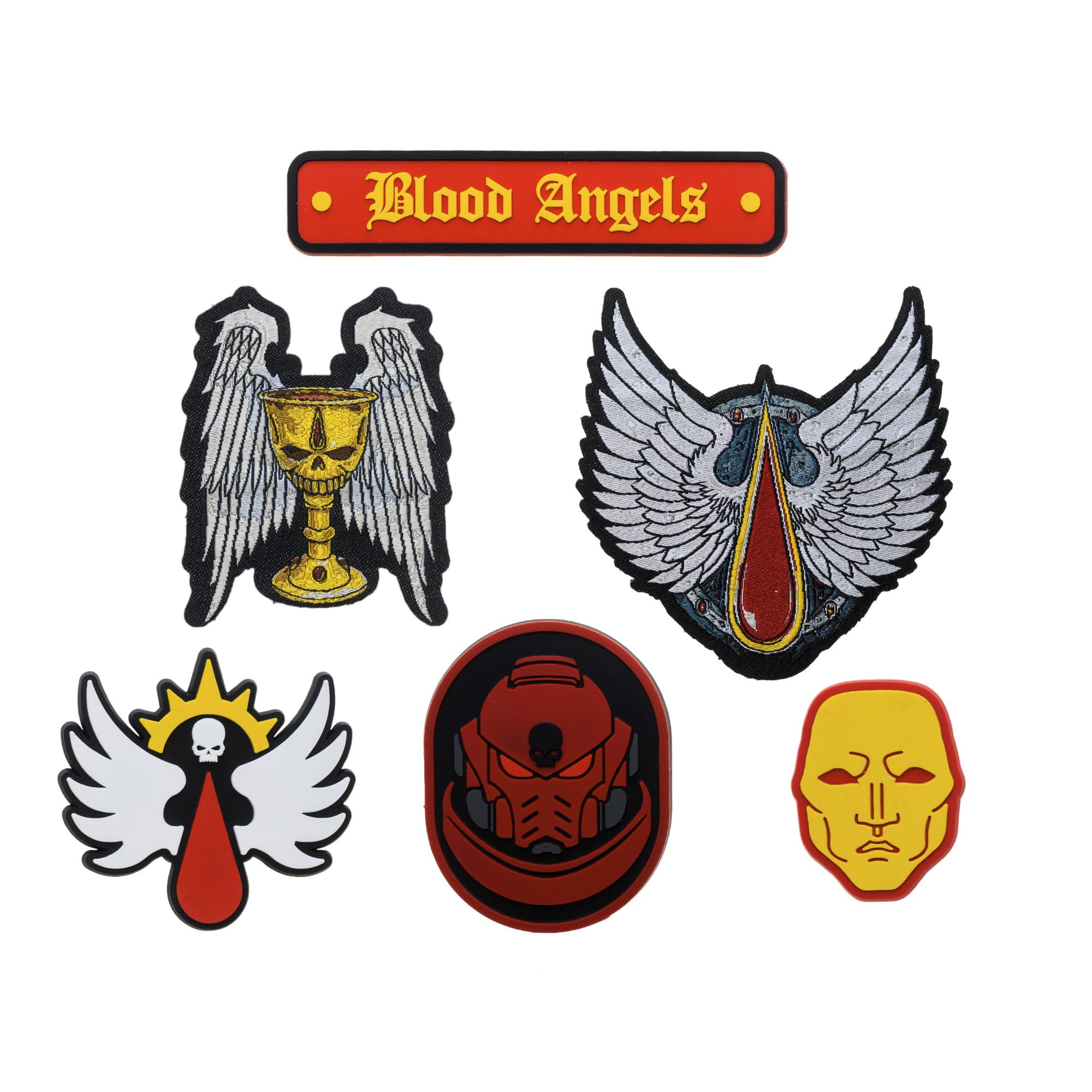 Starforged Warhammer 40K Blood Angles Set Defenders of Terra Honor Patch Collection - Accesorios de regalo para hombre