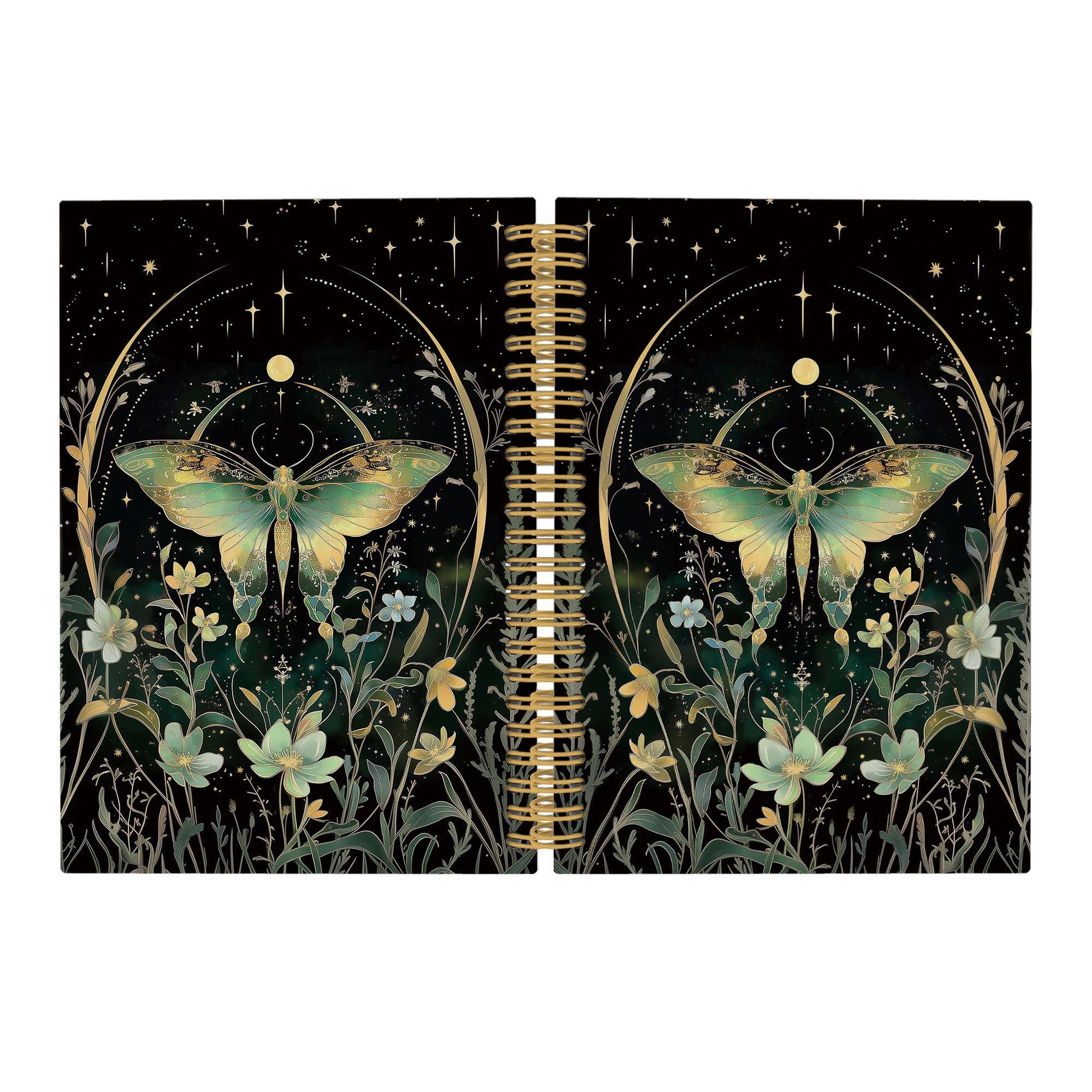 Carnet gothique papillon rigide de haute qualité pour l'écriture - 8