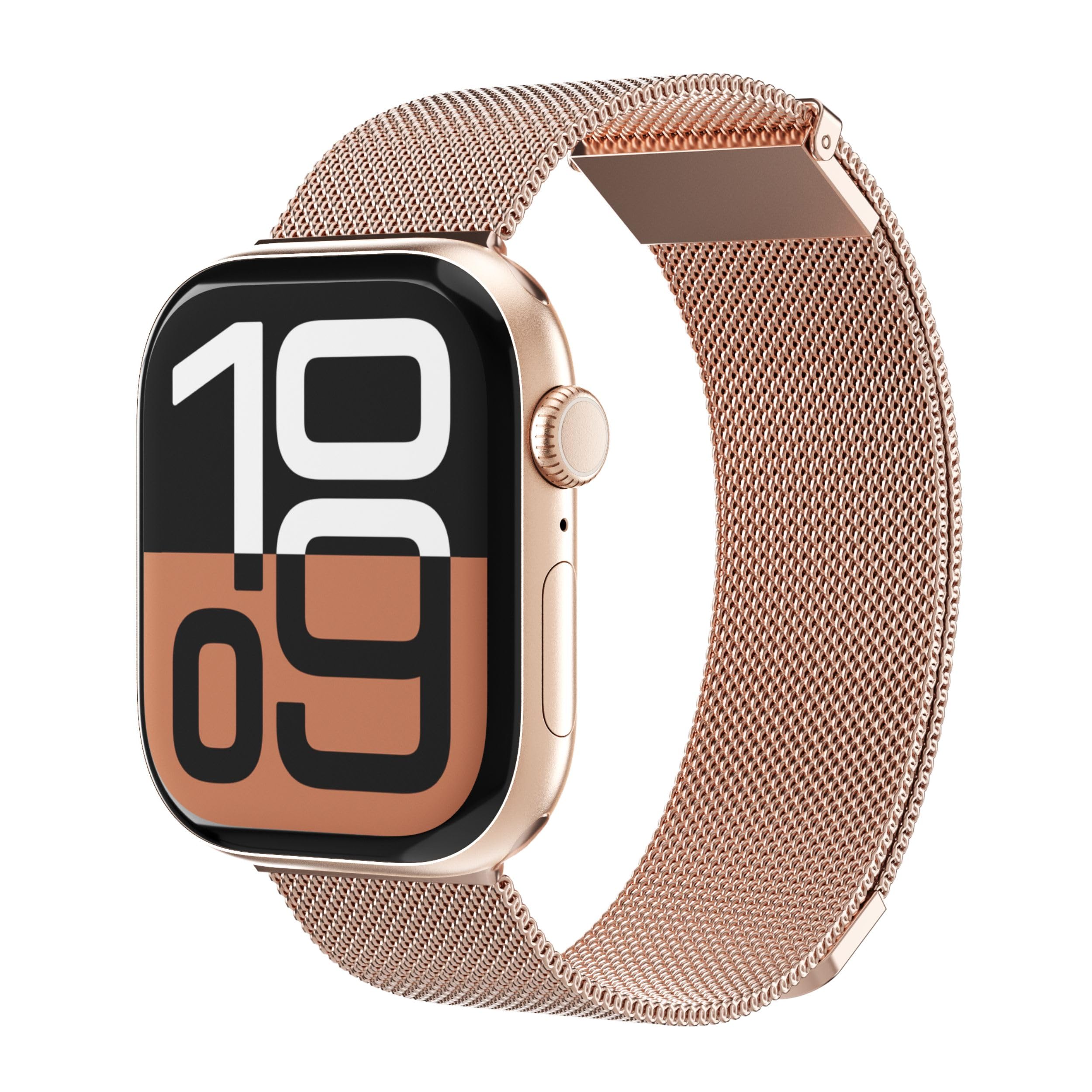 VONMÄHLEN Milanese Loop 2 - Bracelet élégant en acier inoxydable avec fermeture magnétique - Réglable de qualité supérieure - Compatible avec Apple Watch