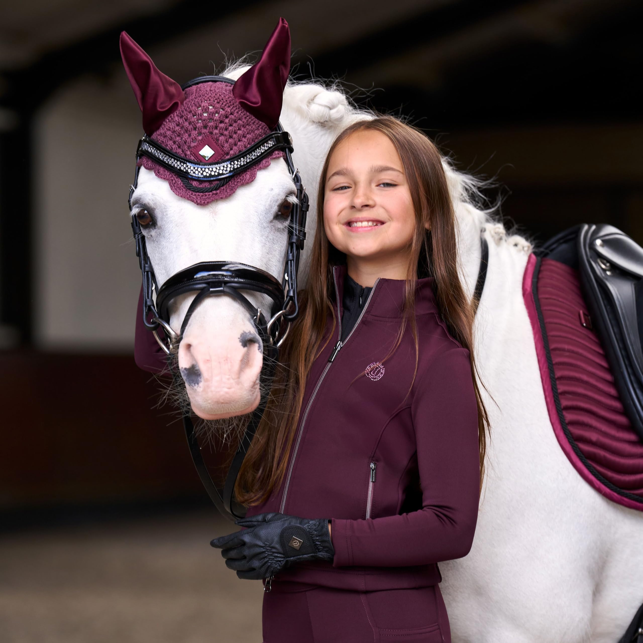 Imperial Riding Kinder Jacke Tech Cardigan IRHCarla Fig