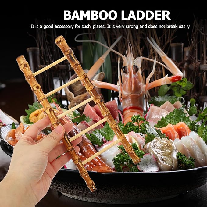 Bandeja de Sushi de Bambú ARTIBETTER 23x9x4cm Ligera miniatura 5