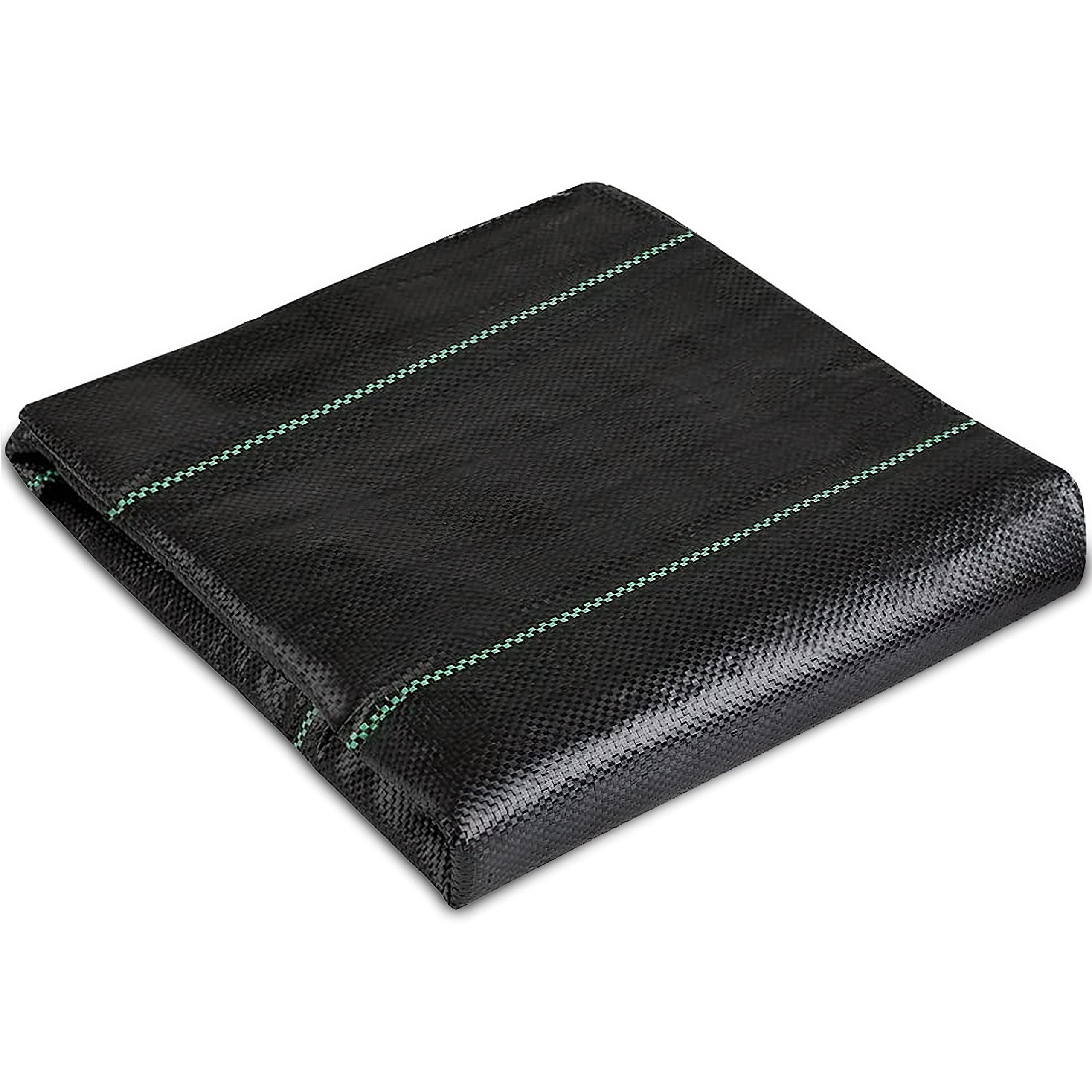 Weed Control Membrane (2Mx5M) Suppressant Membrane Heavy Duty 100gsm High UV Stabilized Gardening Mat Weed Control Fabric for Garden | PP Woven Garden Ground Cover