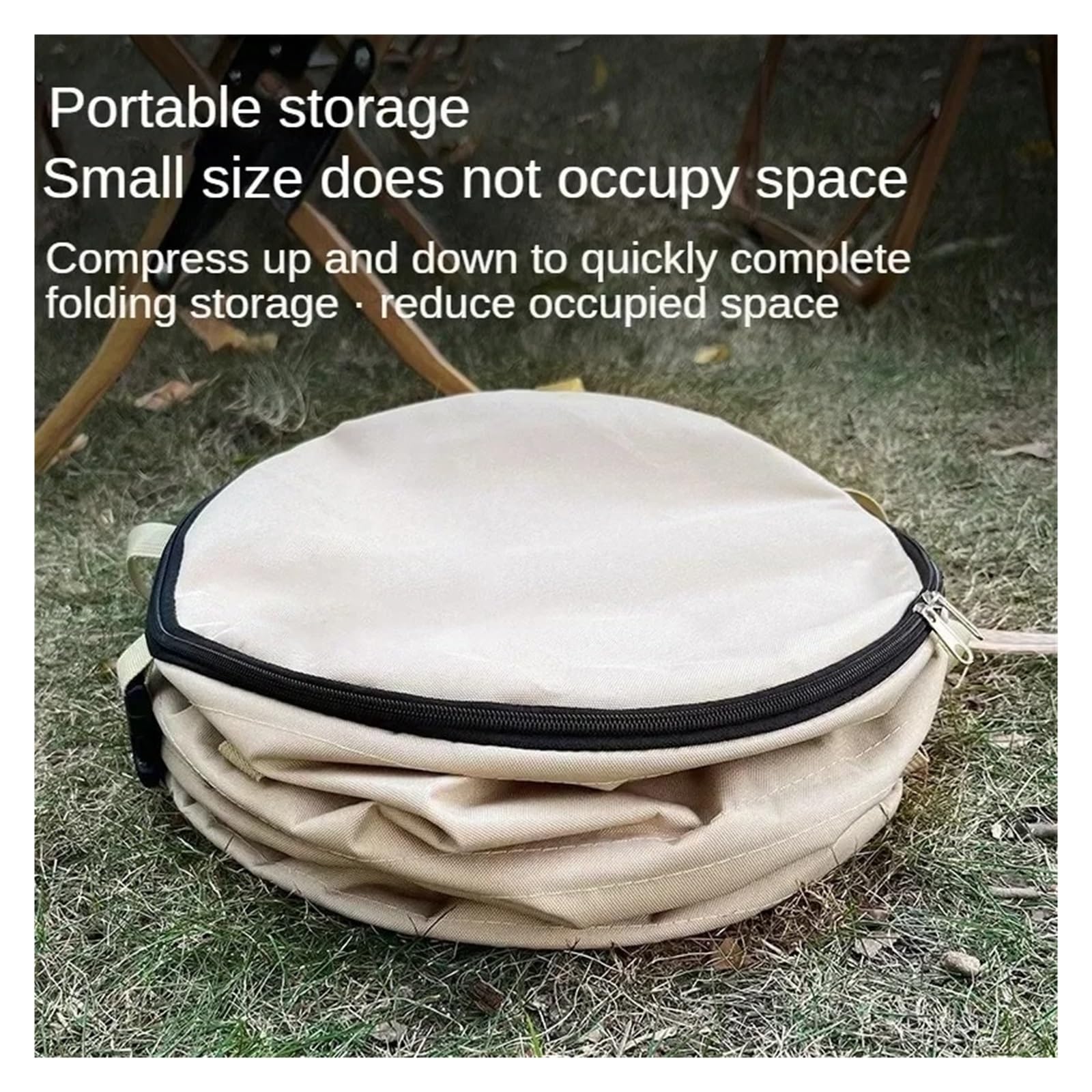 Poubelle Voiture Poubelle Camping en Plein Air Boîte Rangement Multifonctionnelle Pliable Panier À Vêtements Sales Grande Capacité Mini Poubelles Voitures(S- Black)