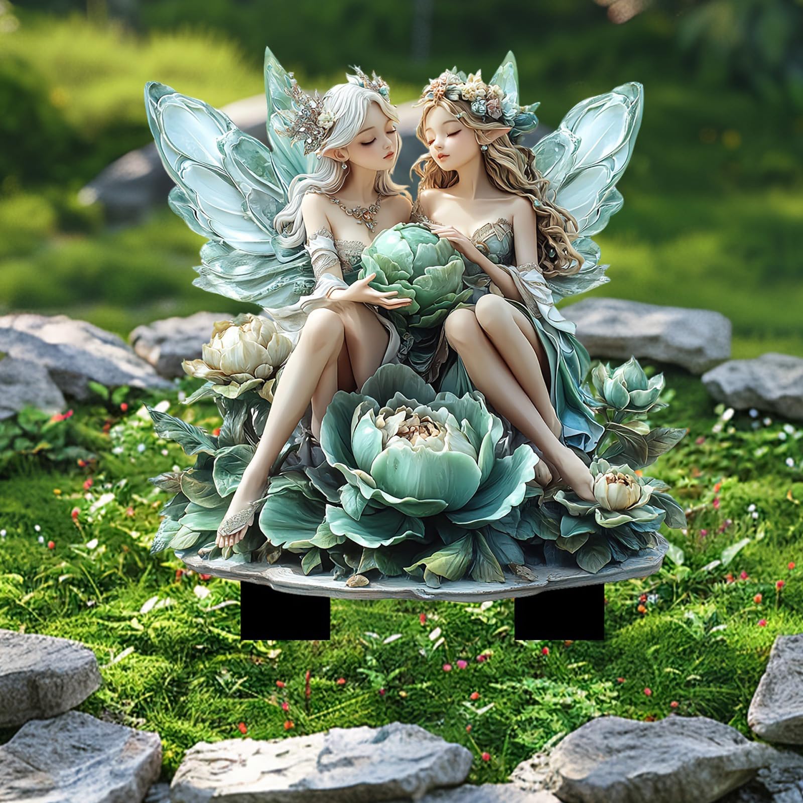 Enchanted Fairy Garden Figurine Stakes