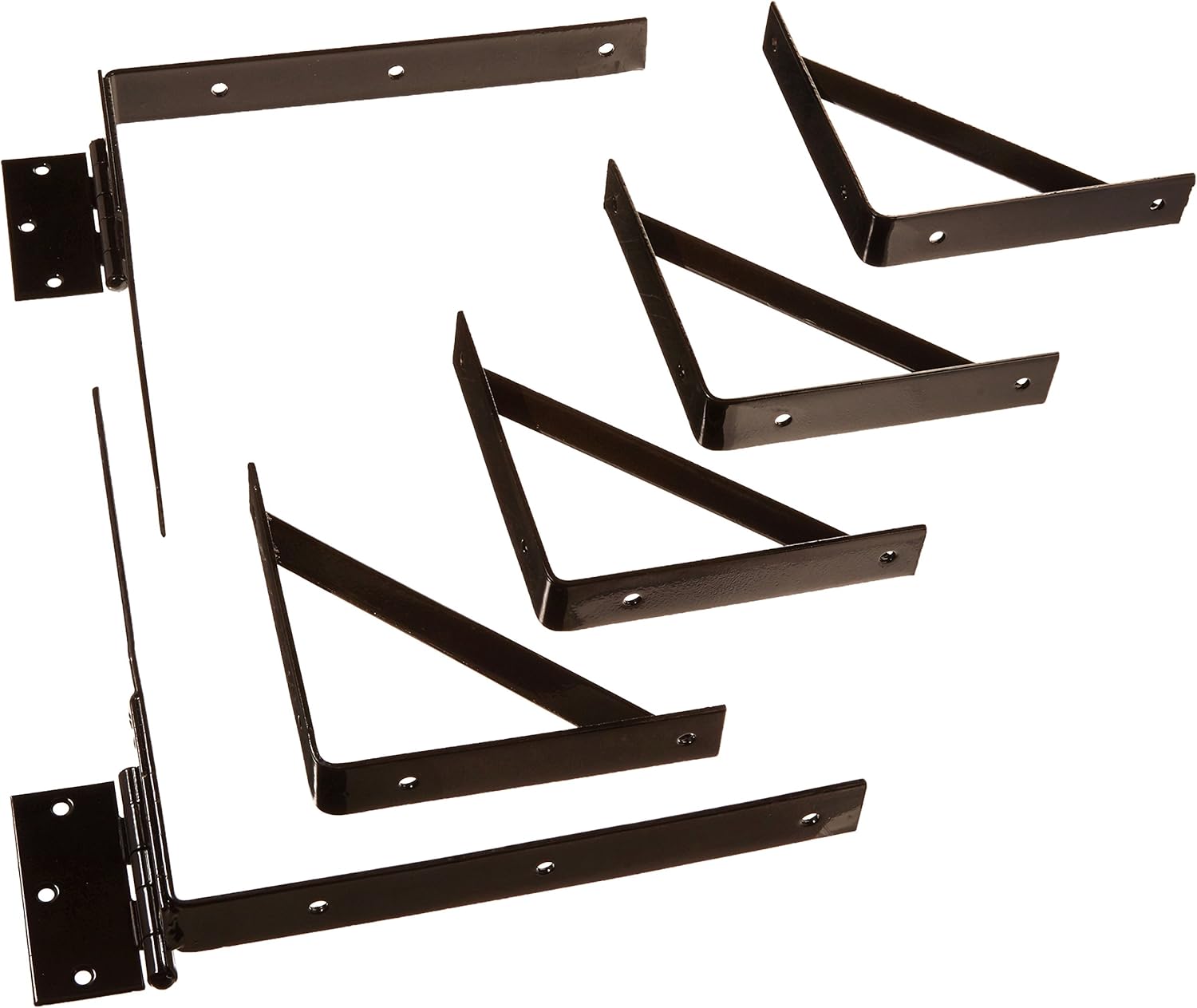 PYLEX 11050 Simple Gate Kit, 2,5" X 11" X 11", Black Gate Hardware