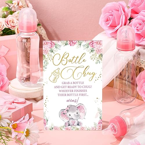 Vista 92 de TrelaCo Cool Baby Shower Games - Juego de regalo con temática de abejas y 12 biberones para baby shower, para juegos de abejas de panal, revelación