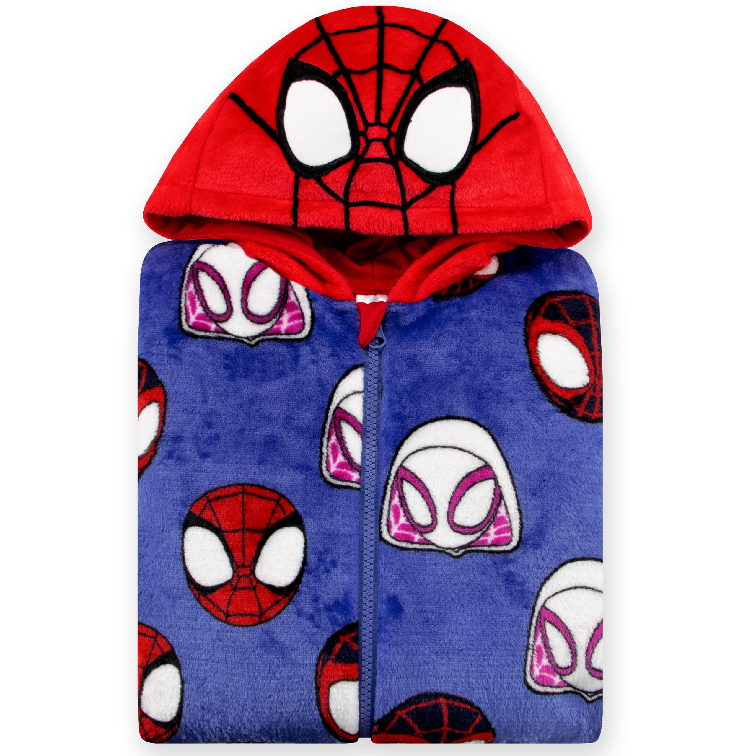 Marvel Pigiama Bambino | Spiderman Pigiama Intero Bambini | Pigiamone Pile Bambino | 2 E 8 Anni