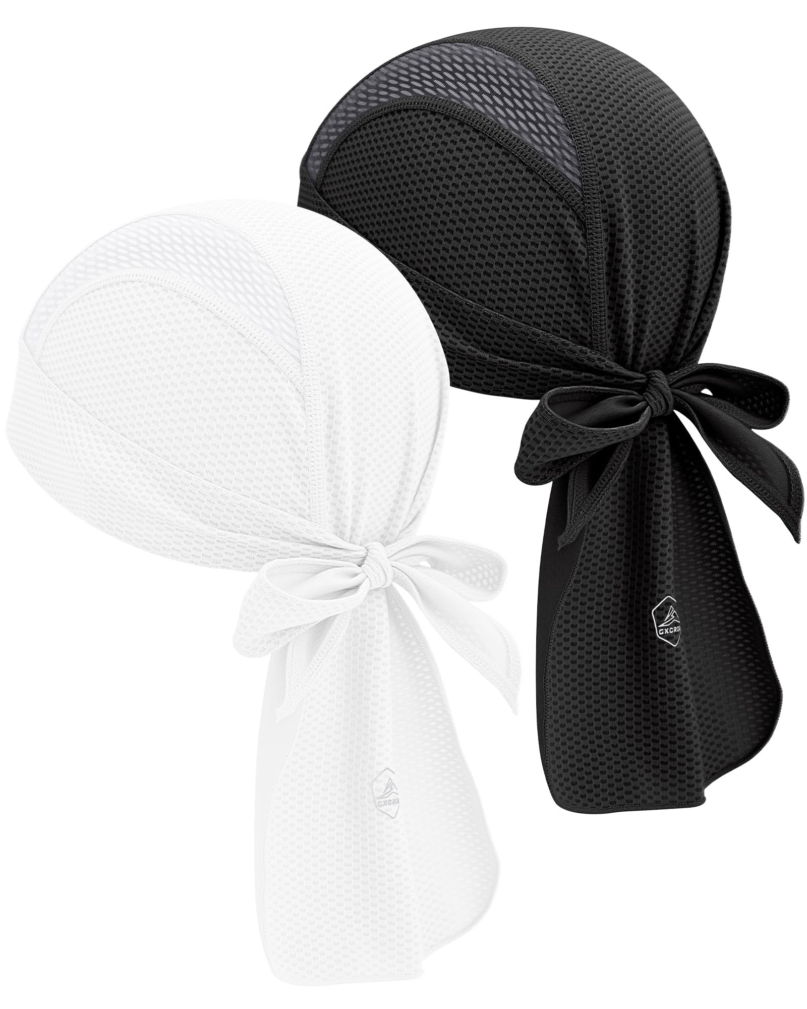 GXCROR Bandana męska chusta na głowę, Durag, szybkoschnąca, oddychająca, sportowa, do jazdy na rowerze, motocyklu, biegania