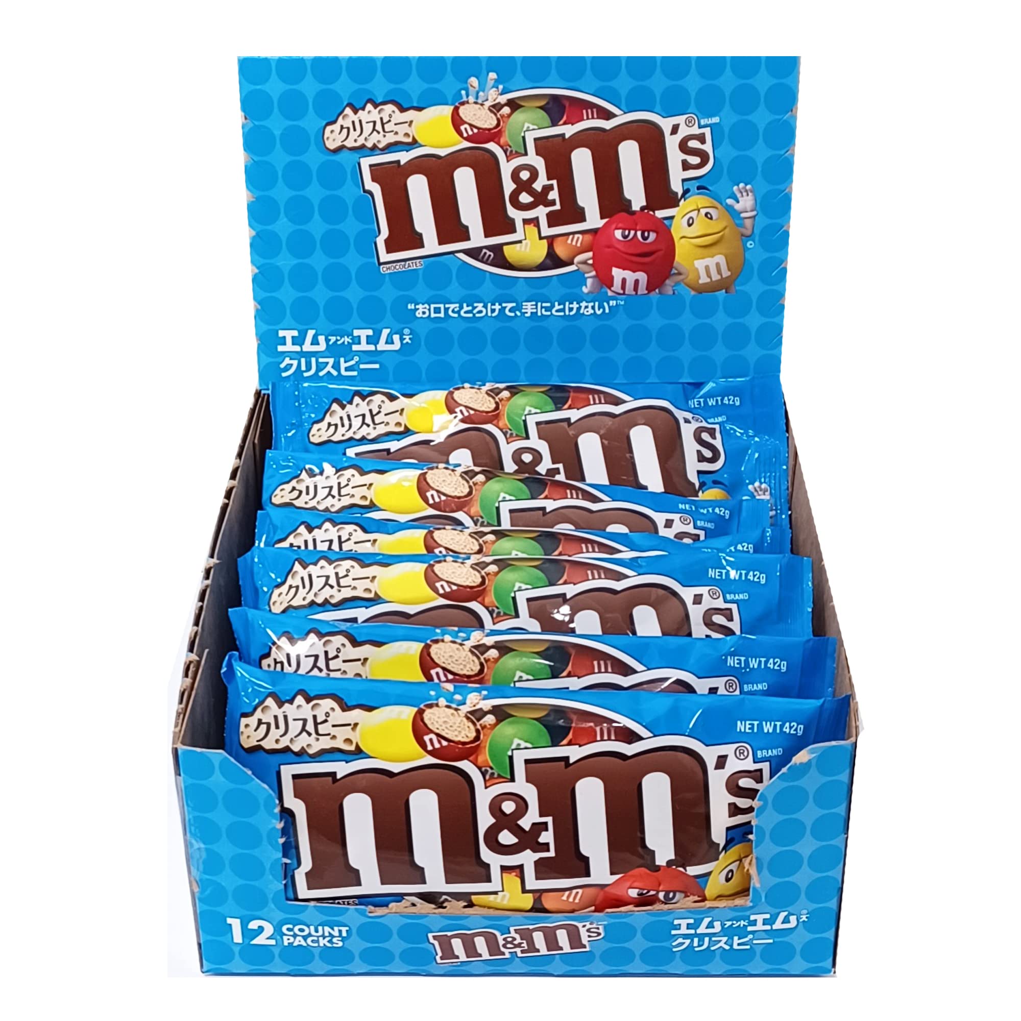 Amazon.co.jp: m&m'sクリスピーシングル 42g×12個 : 食品・飲料・お酒
