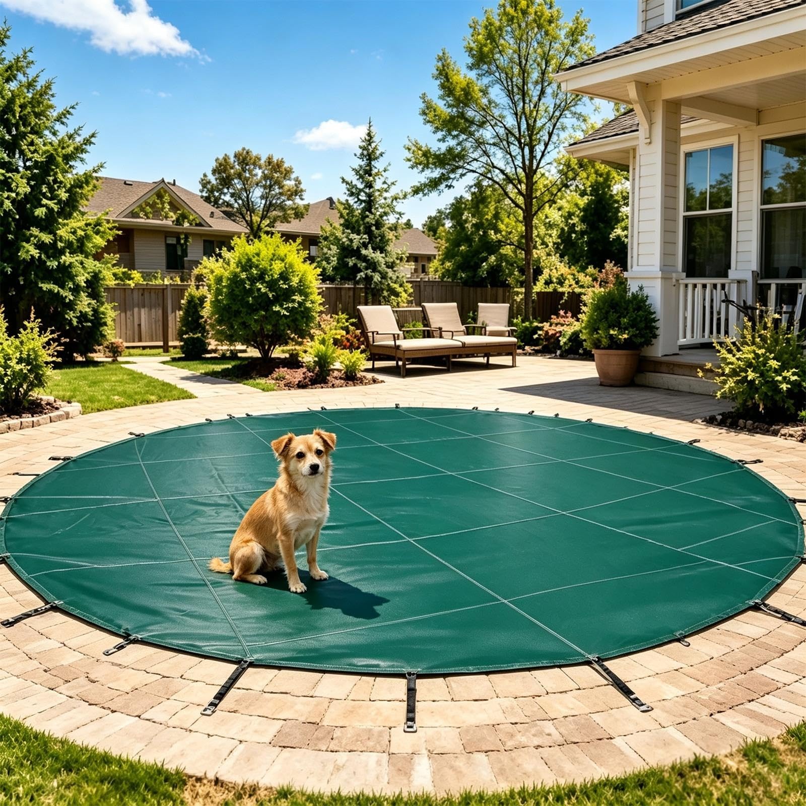 LZMZMQ Coperture per Reti di Sicurezza per Piscina All'aperto