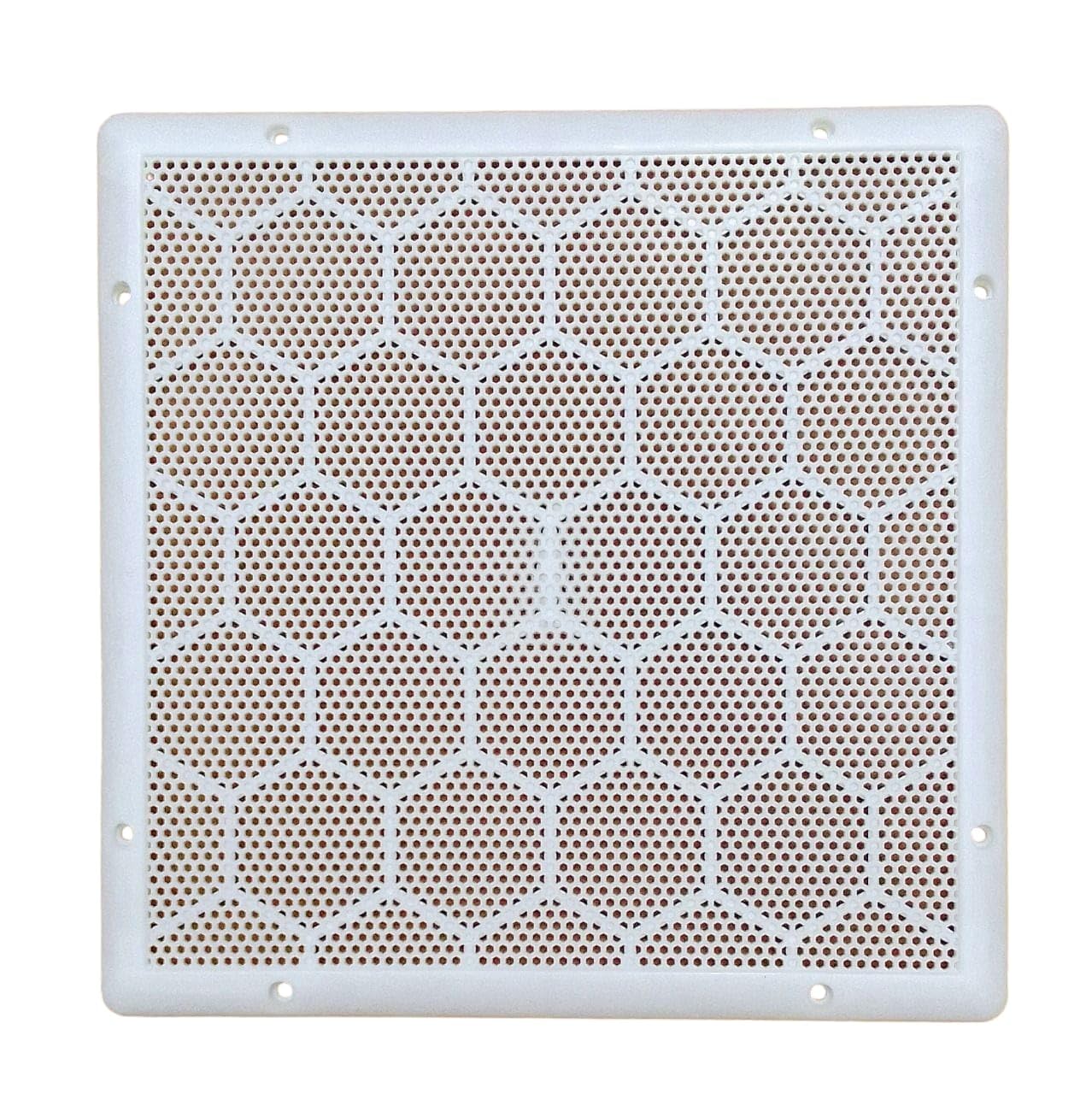Orgo Dream Wall Air Hole Closer/Circle Air Cowl/Air Vent Grille Cover Ducting/Mosquito Net/Dust Controller White / 12 Inch Square Size - Pack of - 1-image-4