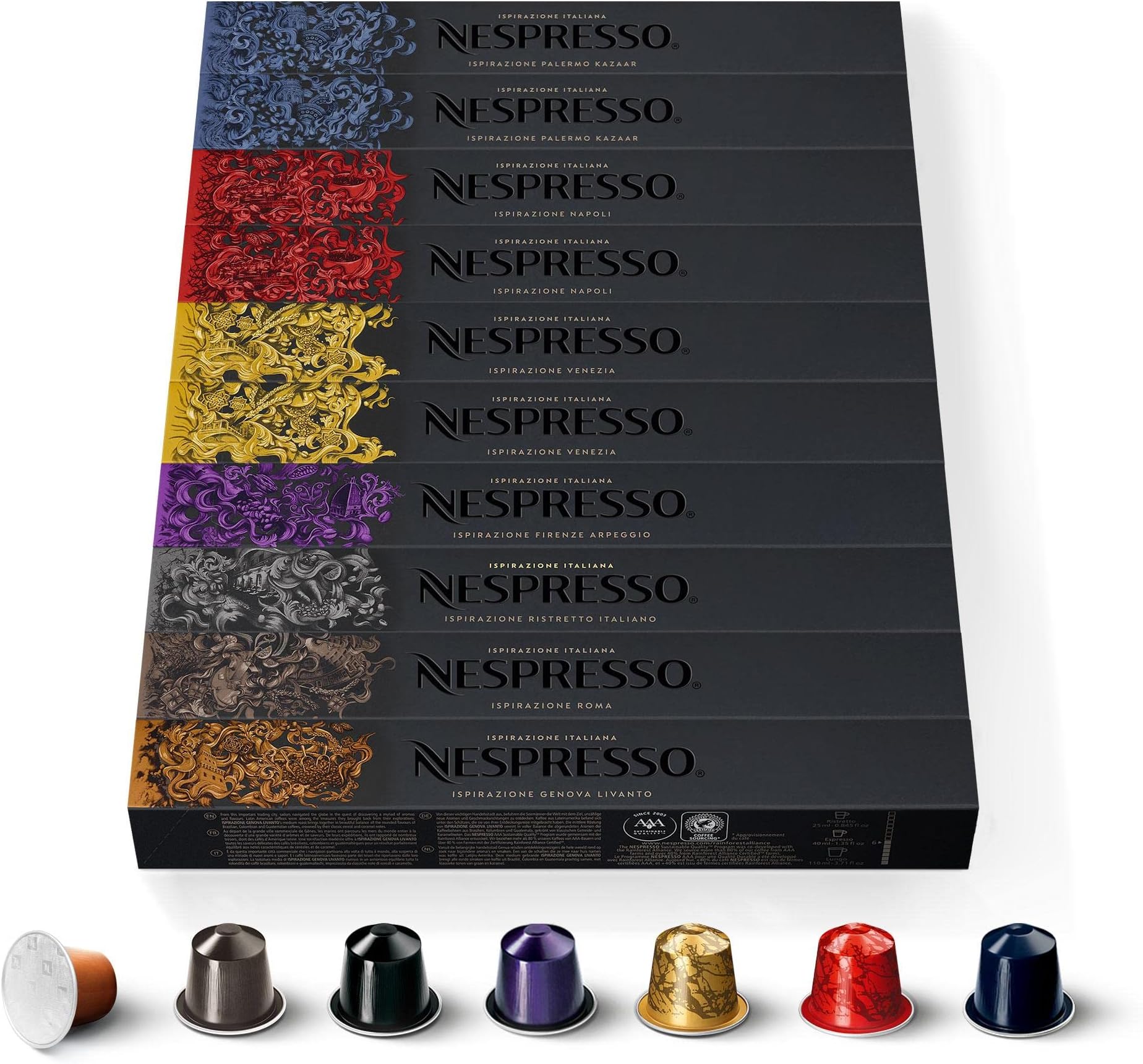 Original Line Capsules Pack of 10 (Ispirazione Italiana Assortment)