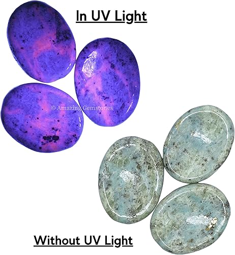 Vista 82 de Cristales de piedra de preocupación de cuarzo rosa y piedras curativas, piedras de preocupación para regalos de alivio del estrés, cristal de piedra