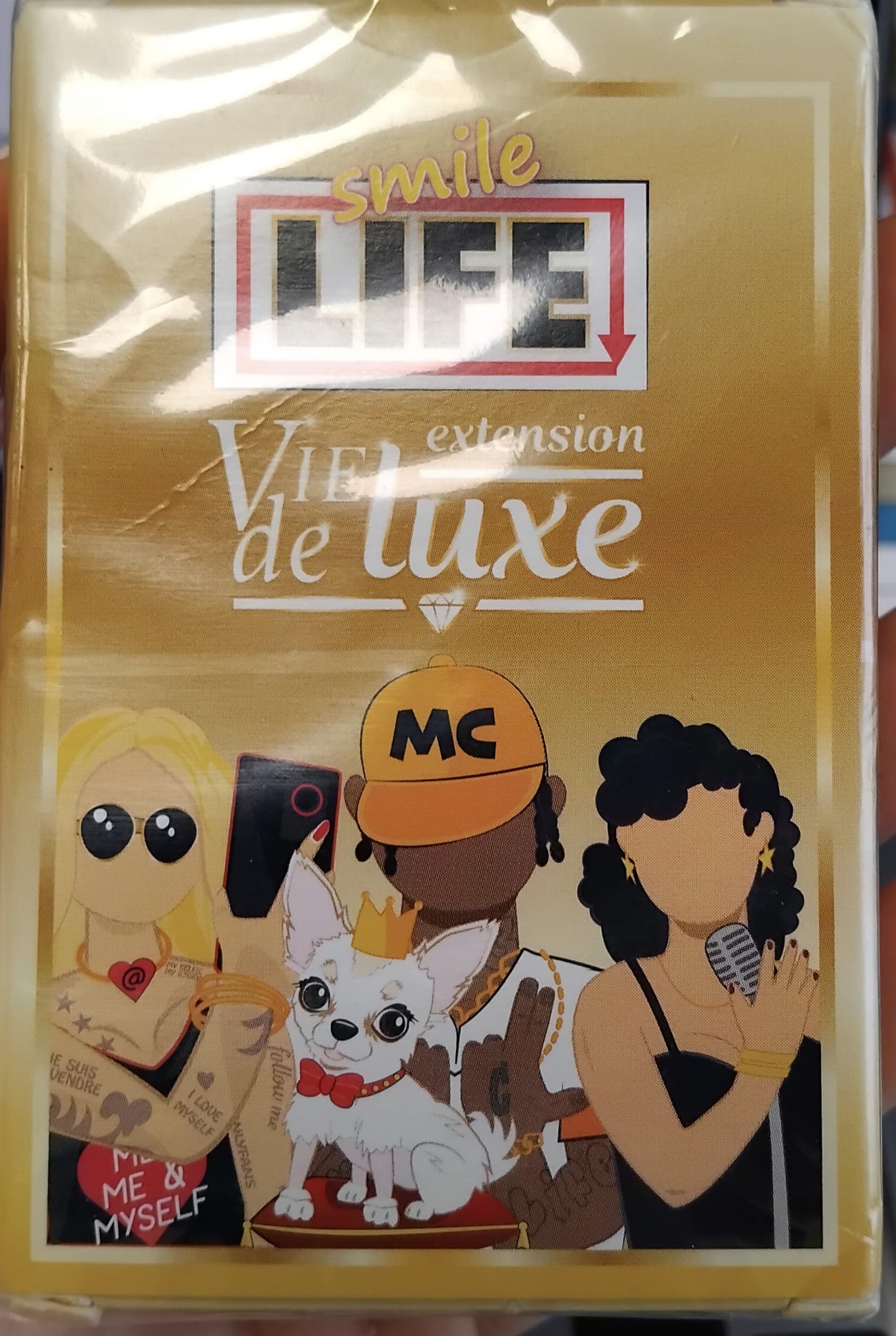 Blackrock Games Smile Life: Vie de Luxe Extension 60 Cartes Humour Stratégie 2-6 Joueurs 12+