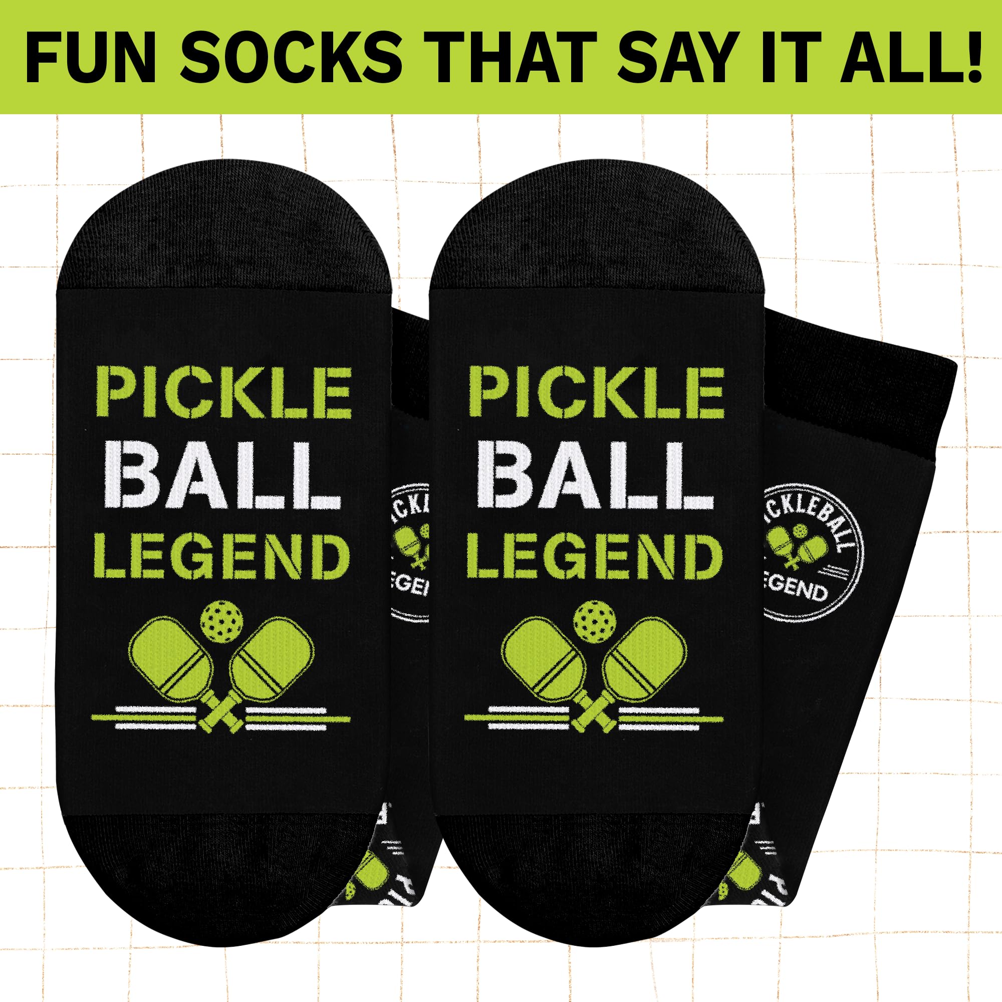 ZAGKOO Funny Sports Socks for Men, Women - Biking, Hiking, Skiing, Basketball, Pickleball, Disc Golf Socks - Christmas Gifts