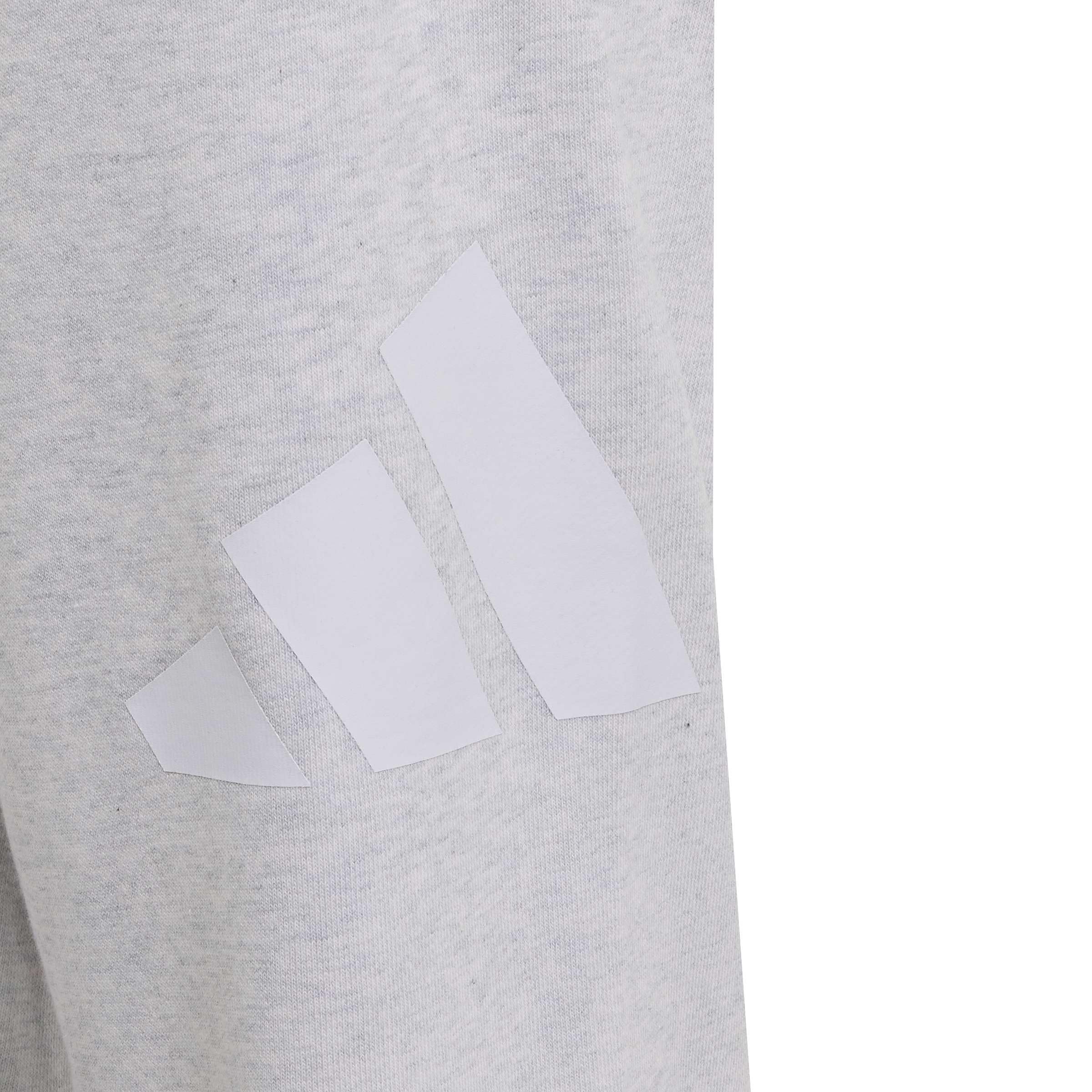 adidas Uniseks - dzieci Essentials Big Logo Pants, light grey heather/white, 11-12 Years
