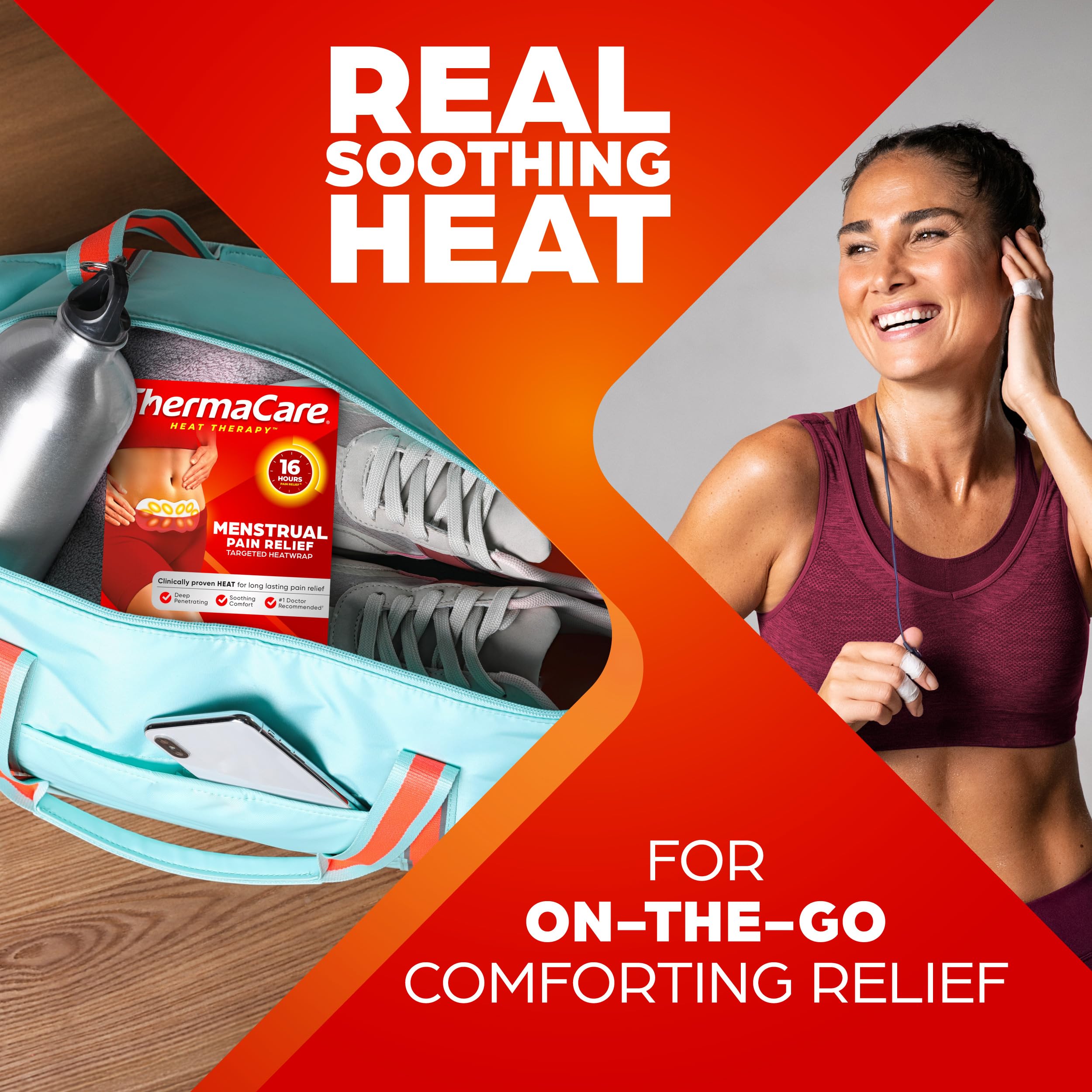 ThermaCare Menstrual Heating Pads for Cramps & Back Pain Relief, 6 Count — Amazon image 6