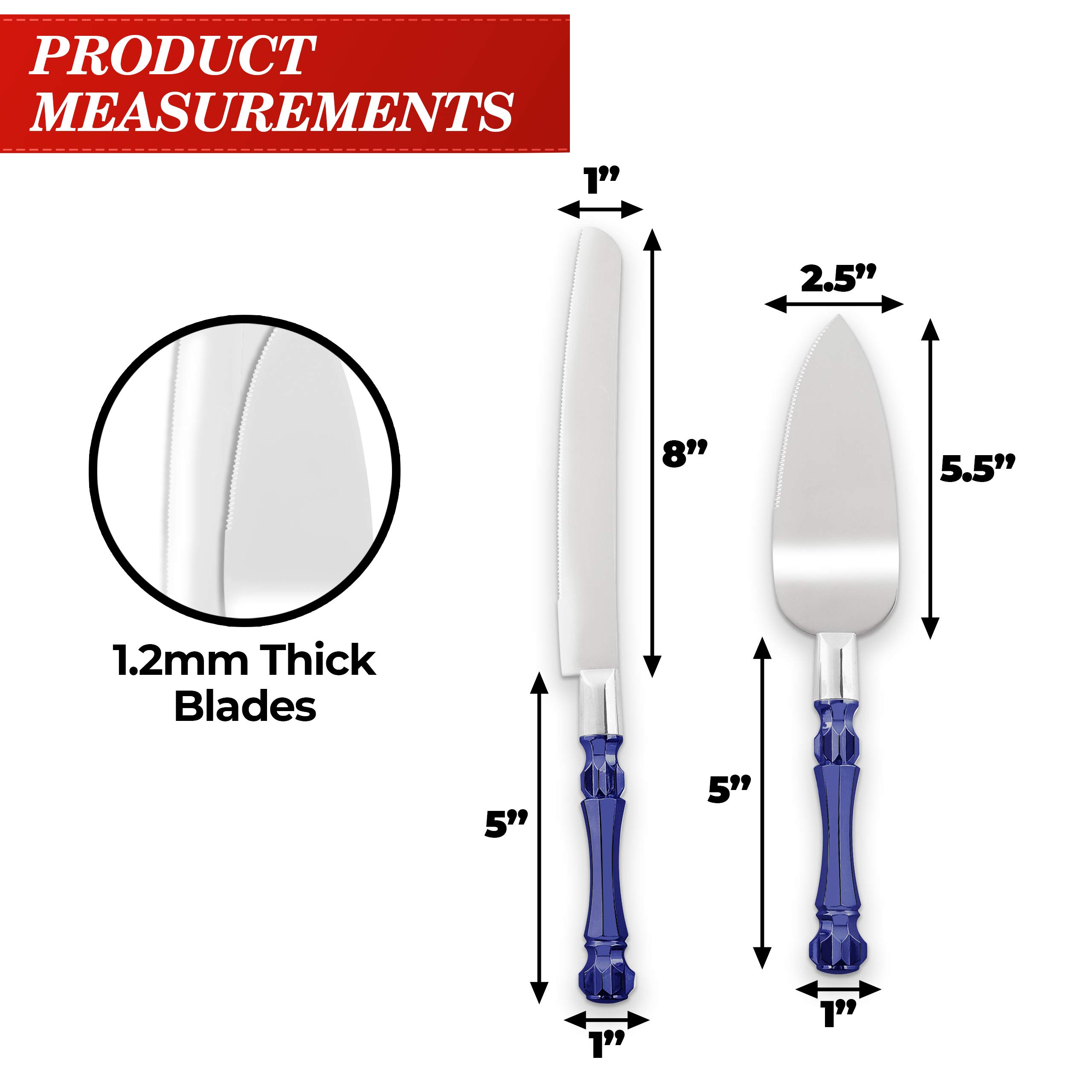 Amazon | Homi styles ケーキナイフとサーバー - ウェディングケーキ