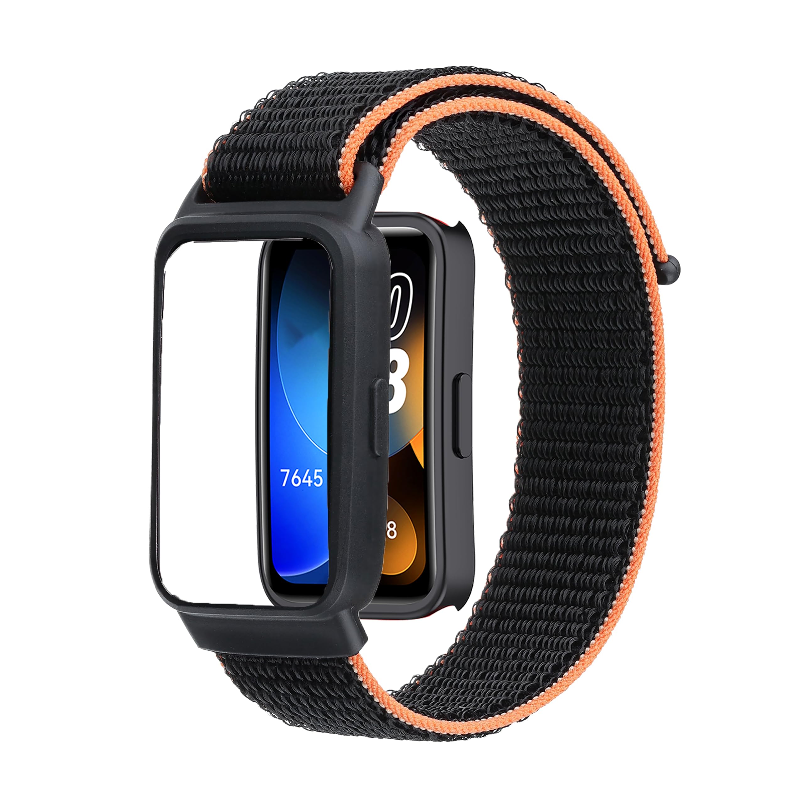 Keecuty Armband für Huawei Band 9/8/7, Nylon Ersatzarmband f