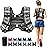 BAGAIL Weighted Vest, 5lb/8lb/10lb/12lb/15lb/20lb/25lb/30lb Weight Vest for Walking & Weight Loss, Reflective Rucking Vest with Phone Pouch for Women & Men, Home Gym & Outdoor Training