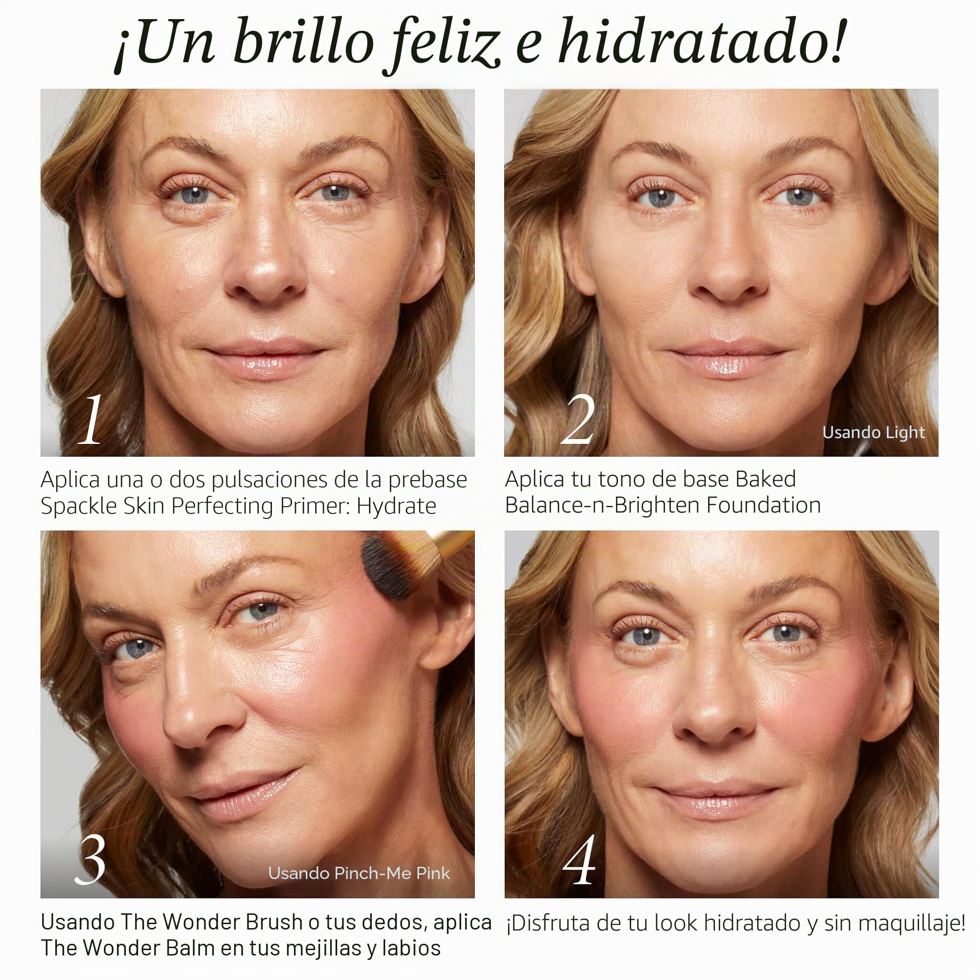 LAURA GELLER NEW YORK Spackle Super-Size - Hydrate - 59 ml - Maquillaje perfeccionador de la piel con ácido hialurónico - Prebase de maquillaje facial de larga duración