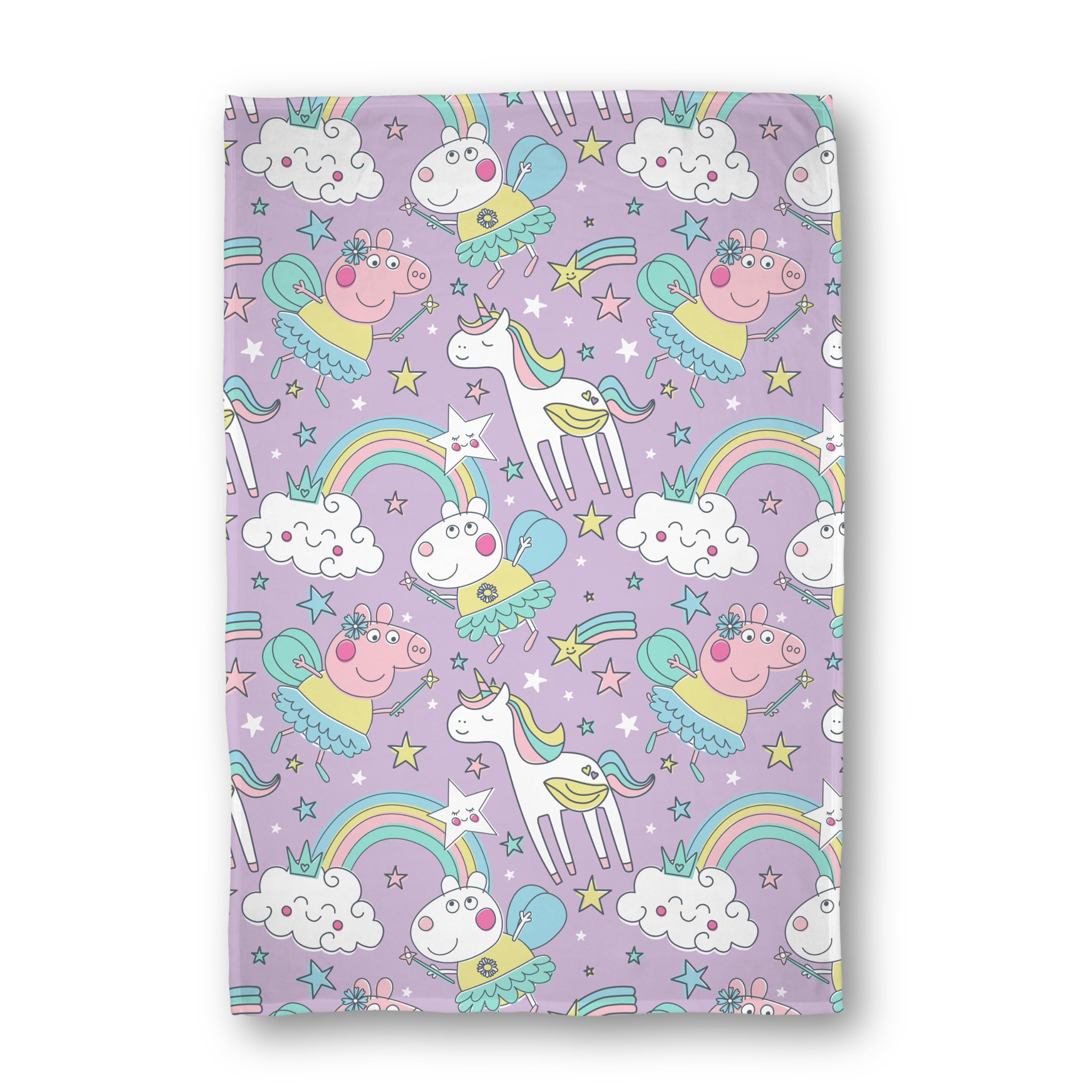 Peppa Pig Bedtime Throw - Lilac