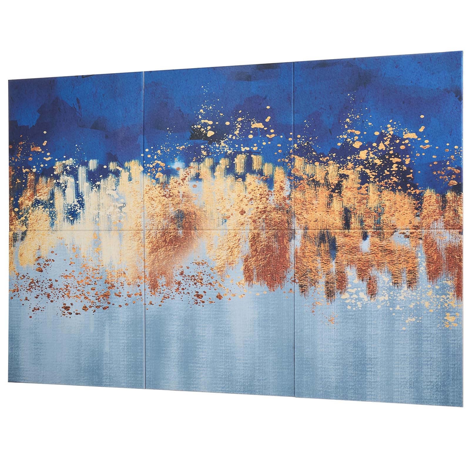VEVOR Pannelli Acustici Artistici, Pannelli Fonoassorbenti Decorativi Autoadesivi da Parete Registrazione per Casa, Ufficio, Studio, Sala giochi, Teatro, Pastello, 600 x 600 x 10 mm 6 Pezzi
