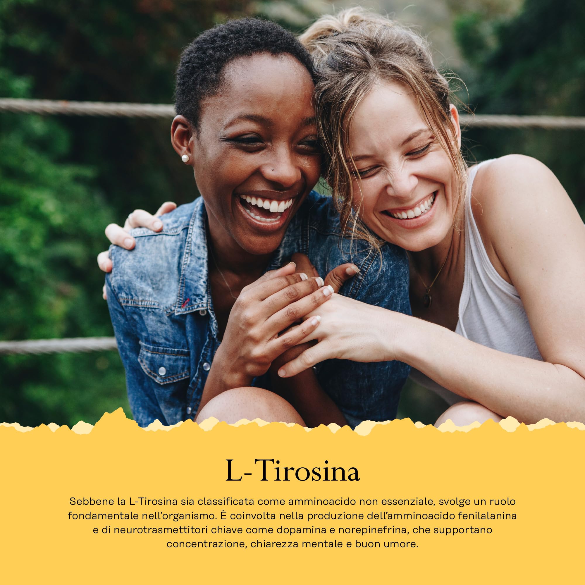 Solaray L-Tirosina 1000mg - 100 Capsule - 500mg di L Tirosina per Capsula - Integratore di Aminoacidi Essenziali - Testata in Laboratorio