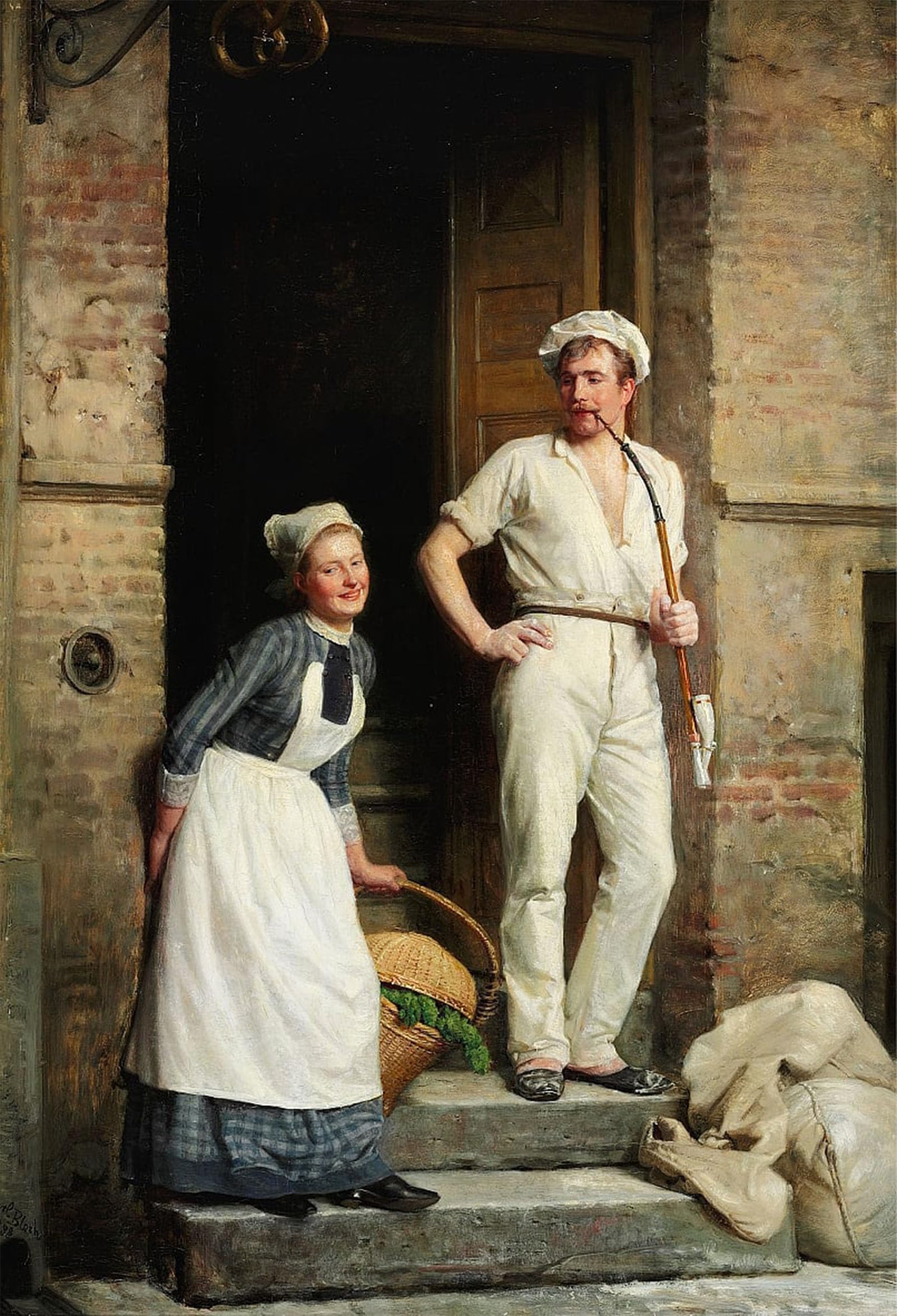 POSTERIIk Famous Animal Posters Vintage Picture a Baker That Cools by Carl Heinrich Bloch Modern Wall Decor for Home Decor 60x90cm