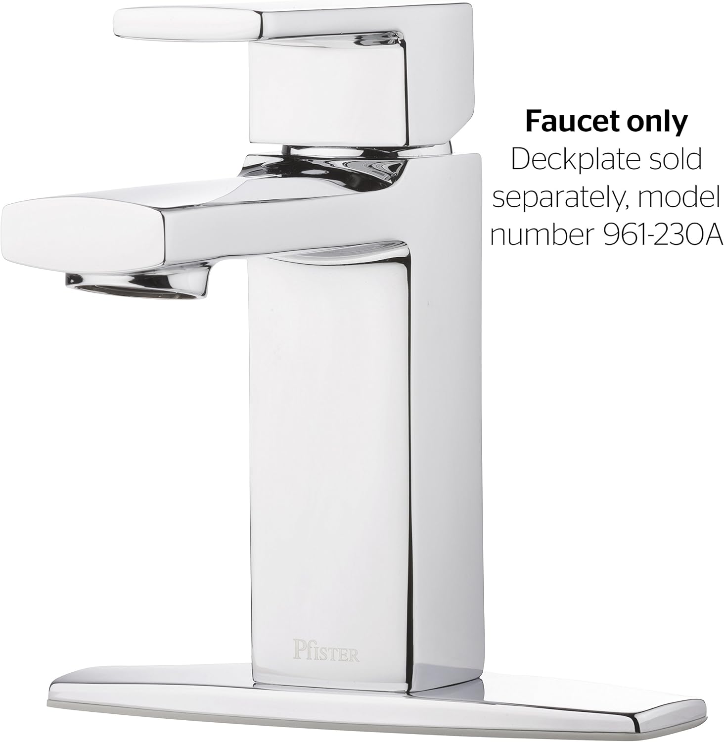 Pfister LG42-DA0C Deckard Single Control 4" Centerset Bathroom Faucet, Polished Chrome