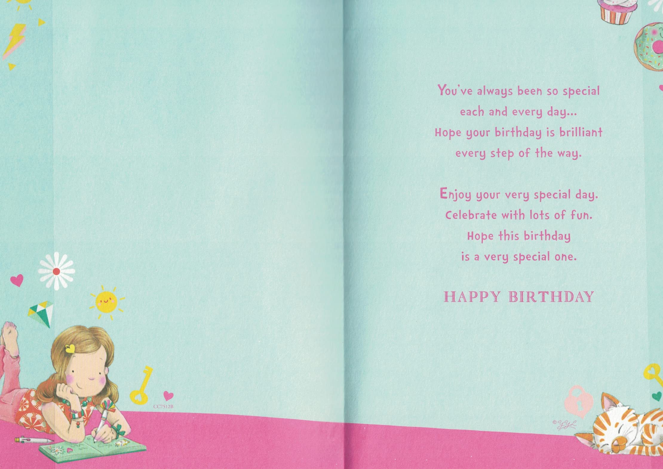 9th Birthday Card Age 9 For Girl Cupcakes - View #3
