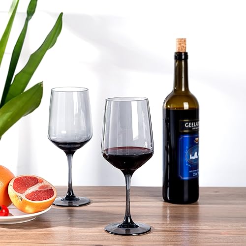 Miniatura 10 de KOXIN-KARLU Unbreakable Classic - Copas de vino de plástico multiusos de 18 onzas, juego de 8 copas de acrílico