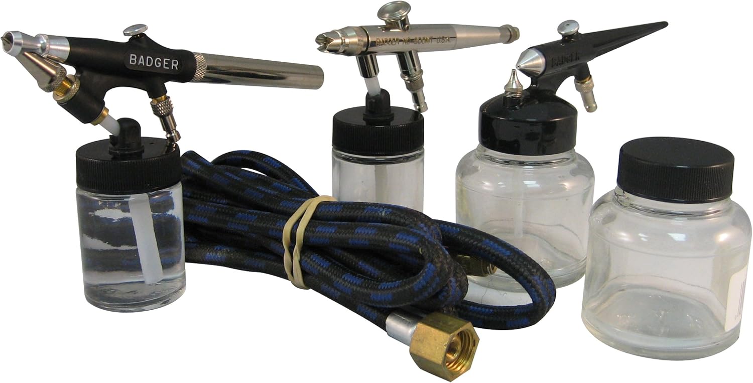 Badger Air-Brush Co. 800MT Mobile Tech Three Airbrush Set