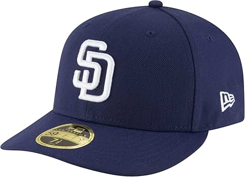 Amazon.com: San Diego Padres 59Fifty Low Profile Fitted Navy