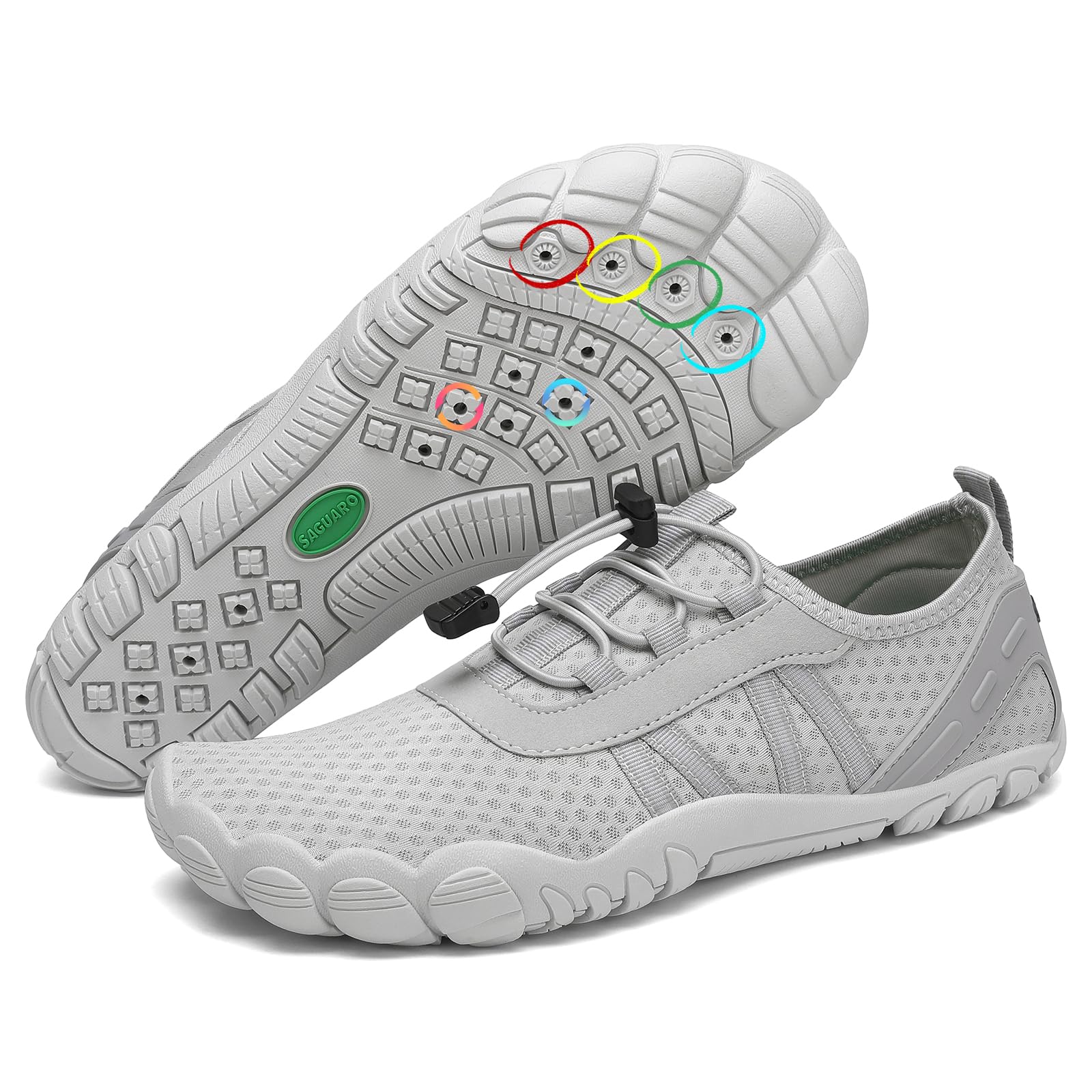 SAGUARO Scarpe da Scoglio Uomo Donna Asciugatura Rapida Scarpette da Mare per Acqua Immersione Gr.36-48