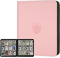 Vista 63 de Carpeta Mini de Tarjetas de 1 Bolsillo, Carpeta de Tarjetas Coleccionables de 80 Bolsillos, Álbum Pequeño Premium de Colección de Tarjetas