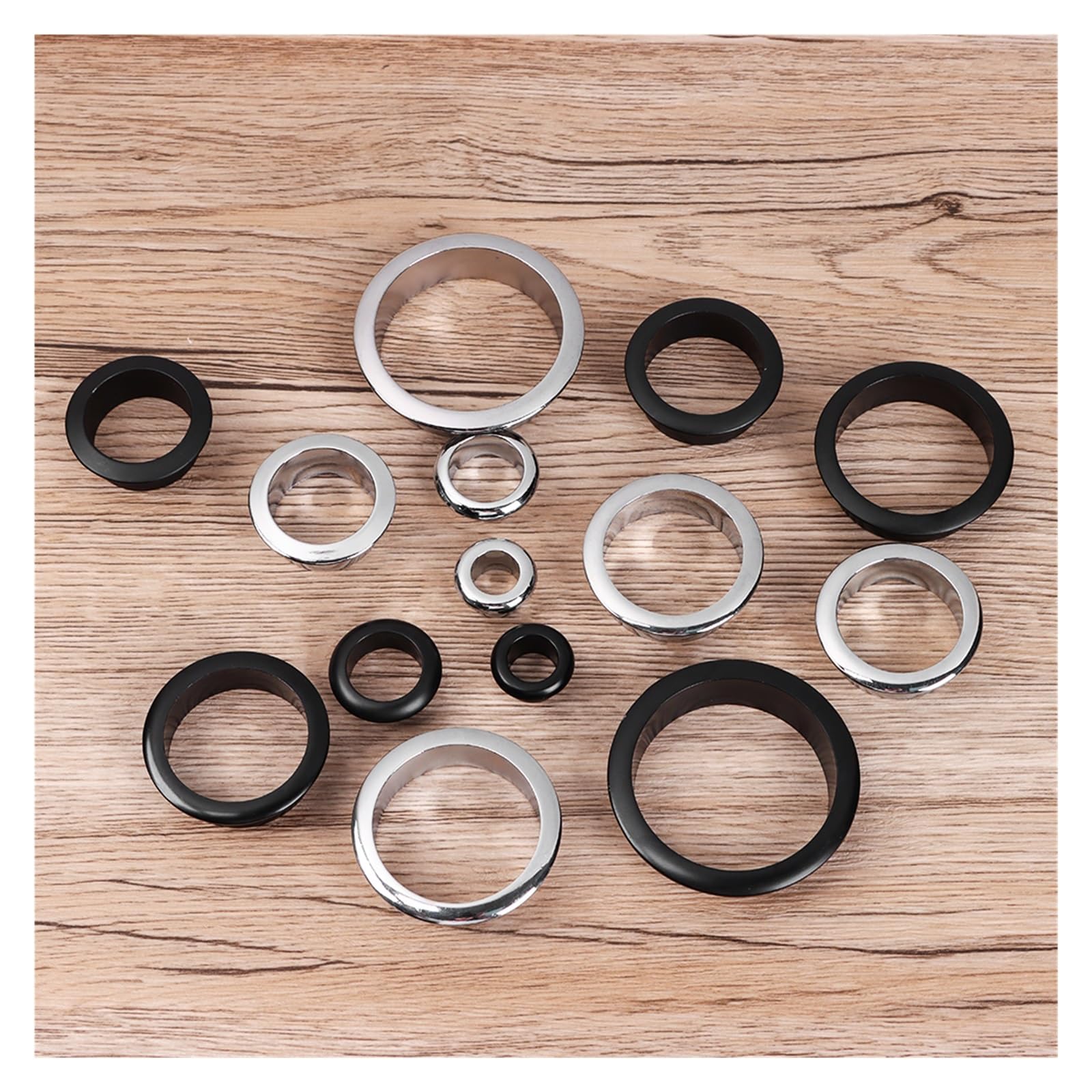 Passacavo Per Scrivania In Alluminio - Organizza Cavi, Copri Foro, Per Ufficio E Casa