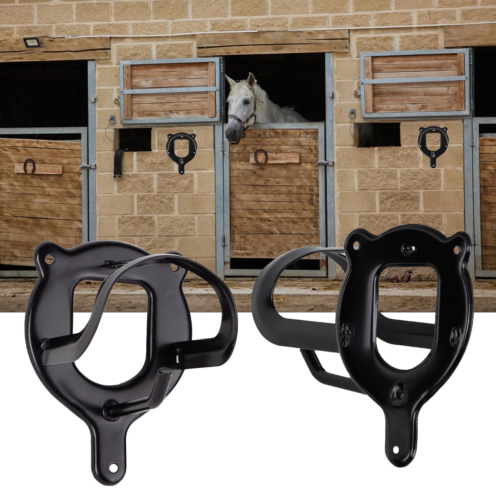 Horse Stable Hanging Rack Wall Mounted Bridle Hooks Horse Tacks Storage Halters Hanger Bridle Holder