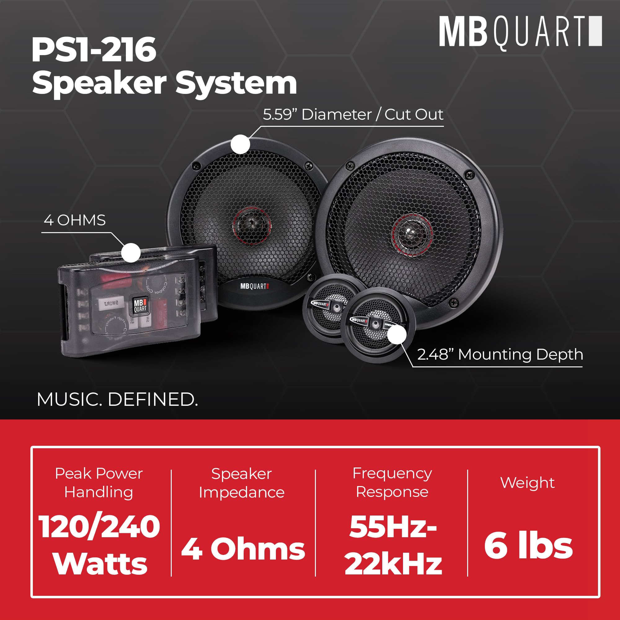 MB QUART 16cmスピーカー 【公式通販】