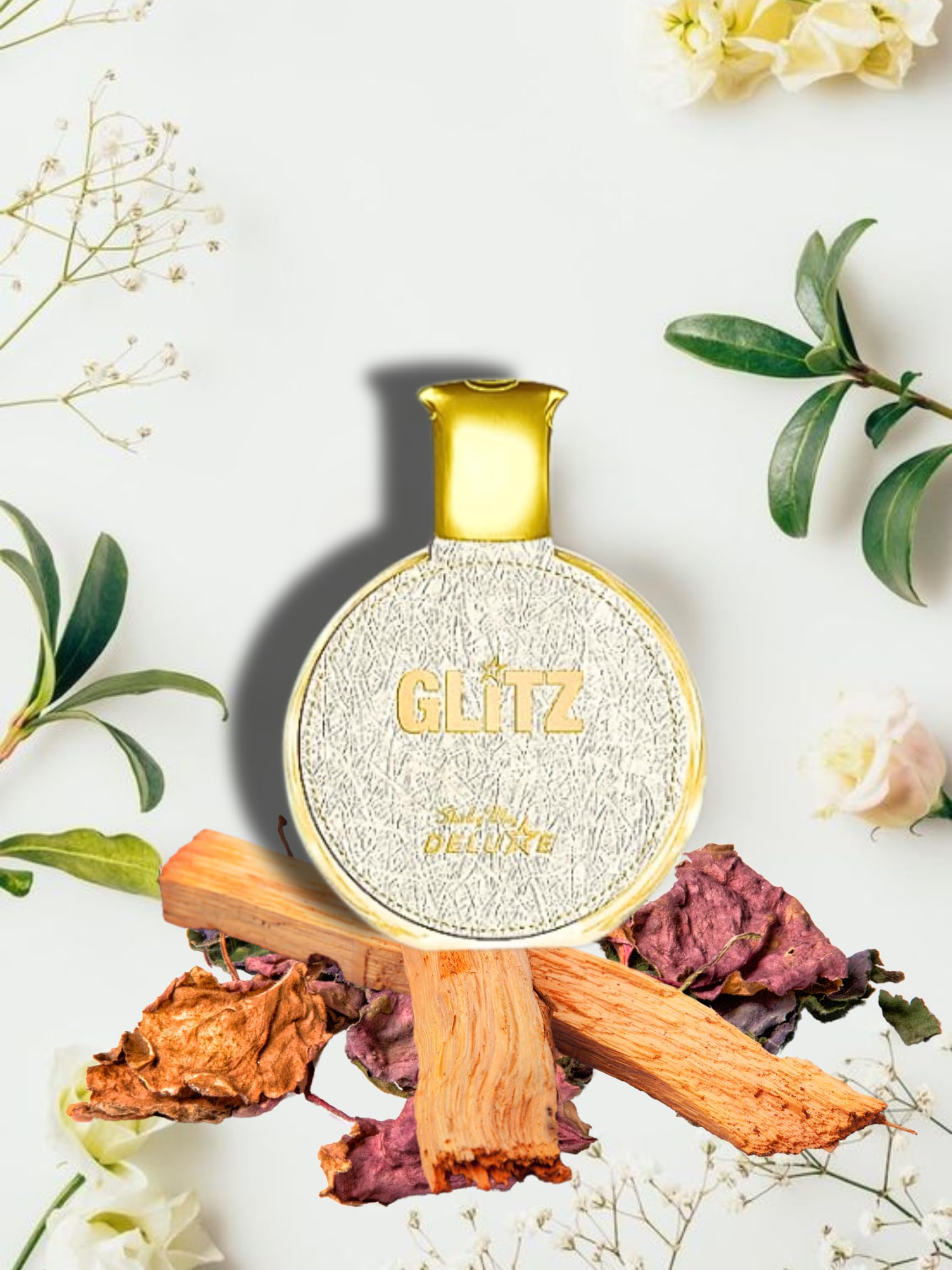 GLITZ POUR FEMME EAU DE TOILETTE 3.4 FL. OZ. Woody Spicy fragrance for Women.