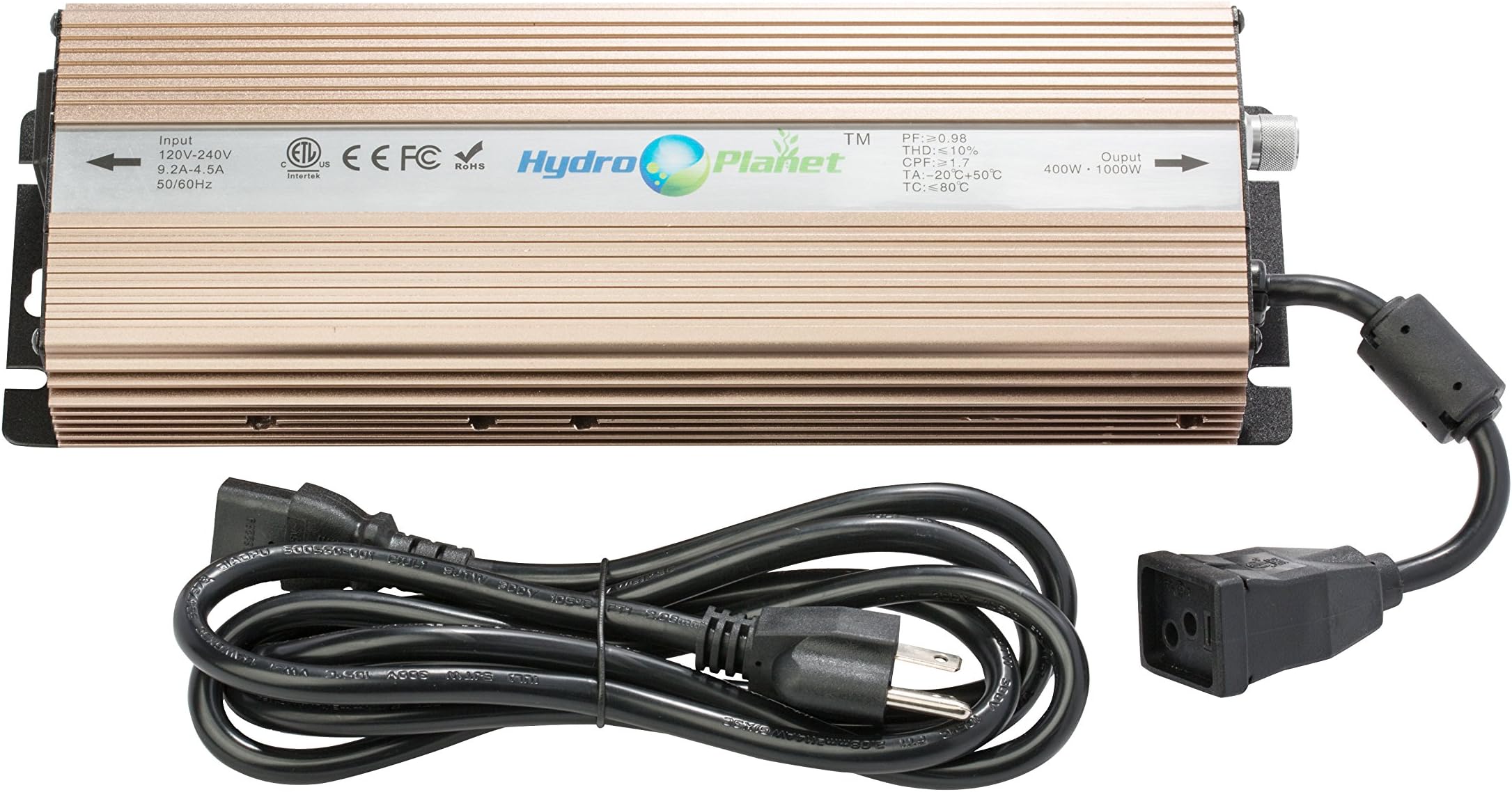 HydroplanetHydroponic 1000 Watt HPS MH Digital Dimmable 1000w Electronic Ballast for Grow Light Digital Ballast