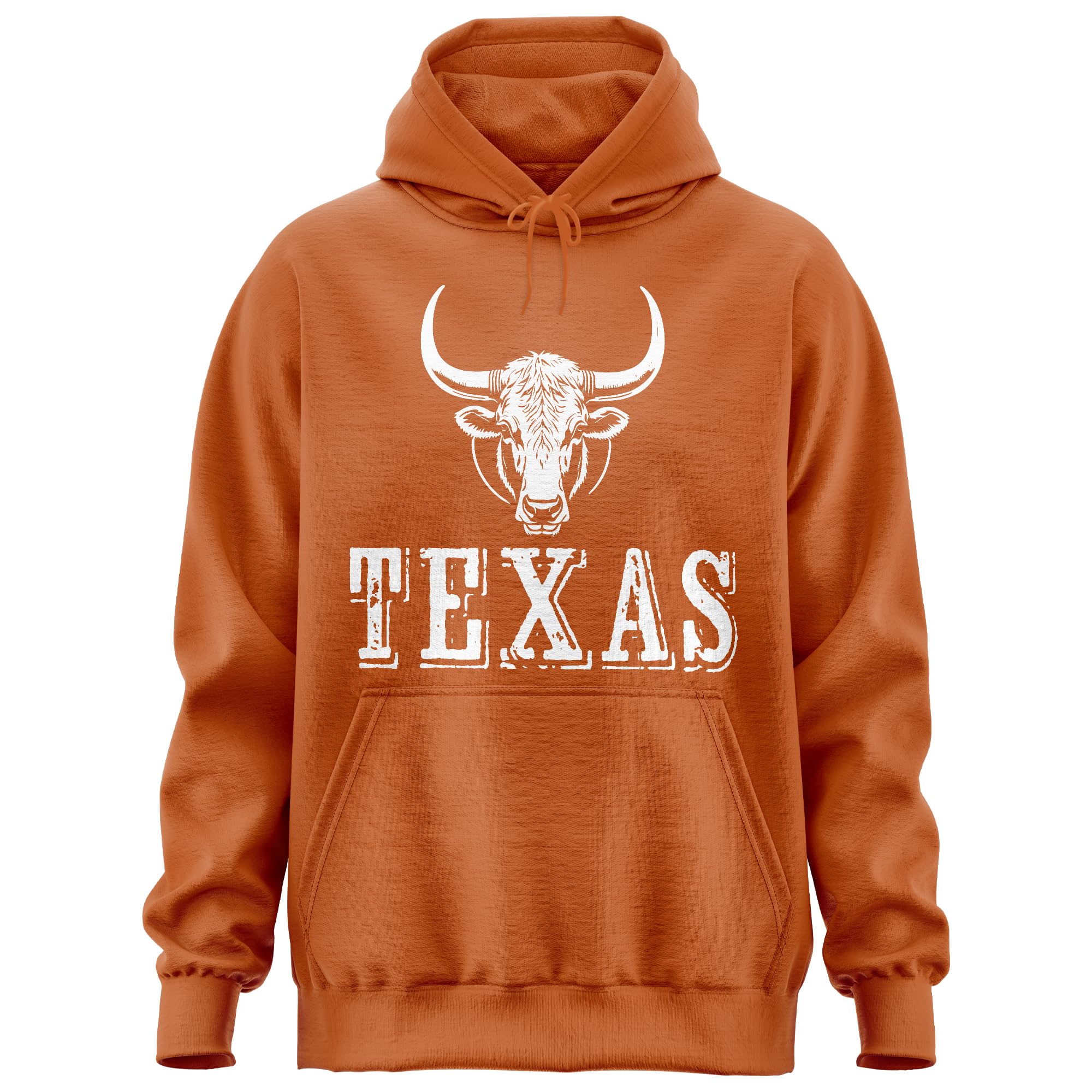 Printbox Originals Texas Longhorn Hoodie, Austin Football Hooded Sweater for Men Women Unisex