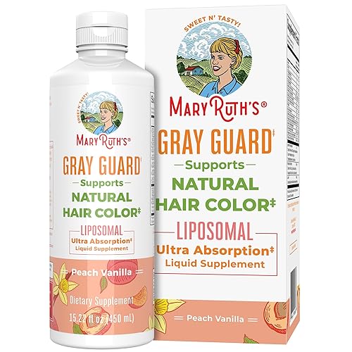 Miniatura 2 de MaryRuth's Gray Guard - Suplemento líquido liposomal y multivitamínico liposomal líquido de más de 40 para mujer, paquete de 2 unidades para apoyar