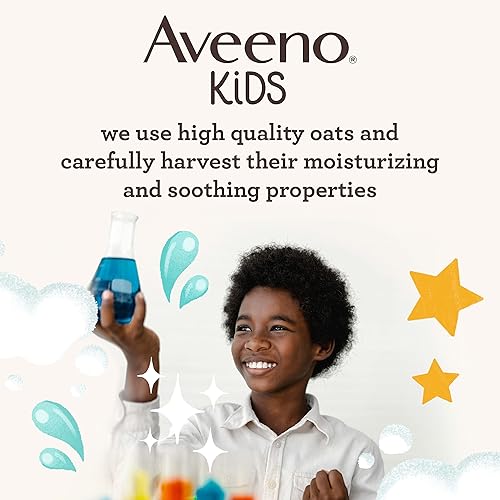 Miniatura 7 de Aveeno Crema de gel facial y corporal para niños con avena prebiótica, clínicamente probada 24 horas de hidratación para piel suave, secado rápido y