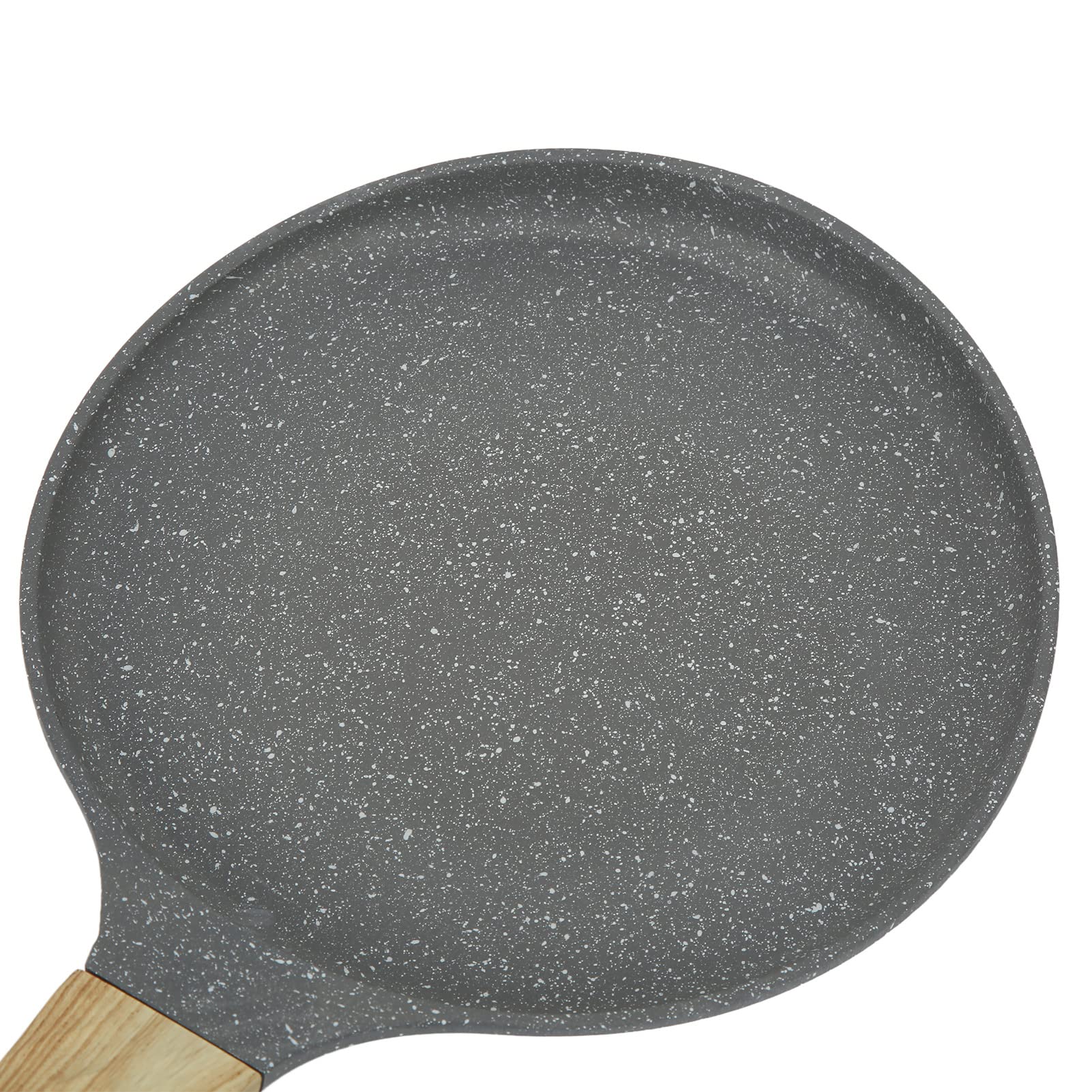 Cocoarm Padella, Padella per Pancake in Lega di Alluminio con Fondo Piatto e Manico, Antiaderente per Riscaldamento Uniforme per Uova Bistecca Pancetta Frittata Pancake Uso Domestico in (24 cm)