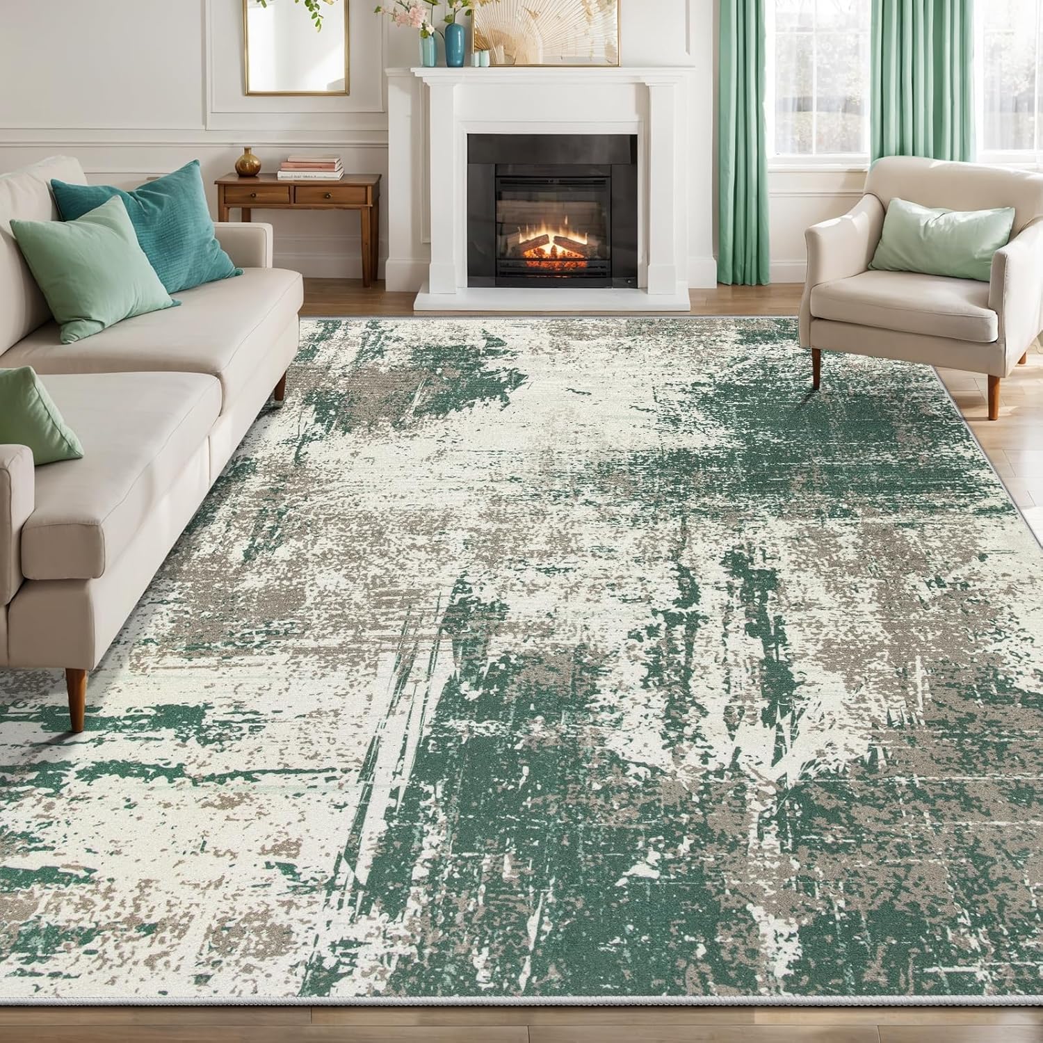 Tapis de salon lavable et antidérapant pour en finir avec les taches