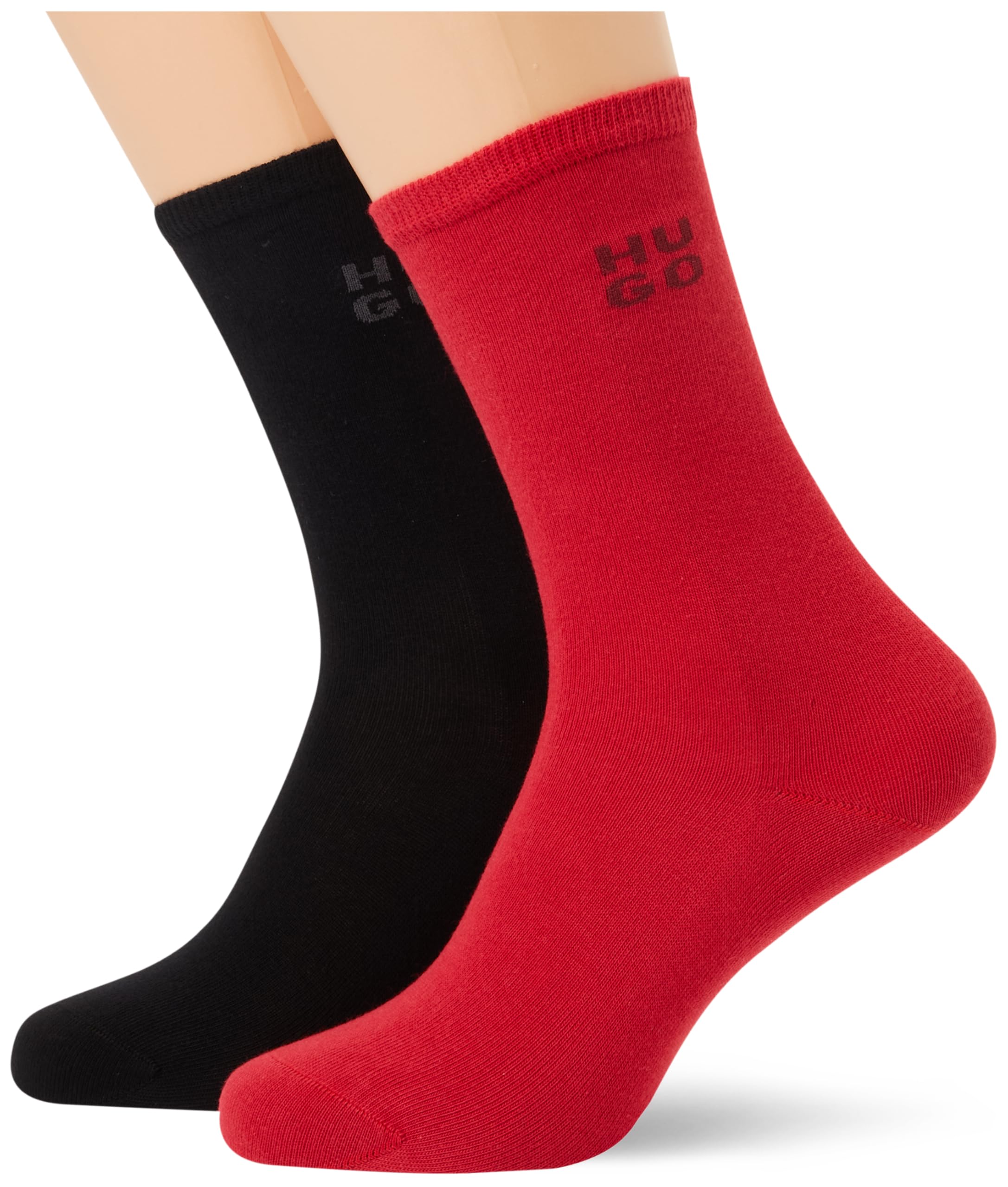 HUGO Damen 2p Rs Uni Logo CC W 10274796 0 Regular_Socks