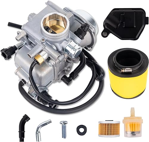 BlueStars Kit de carburador TRX350 - Compatible con Honda Rancher (2000-2006) TRX350TM TRX350TE 350ES 350FE 350FM 4 tiempos ATV, 1985-1987 ATC250SX